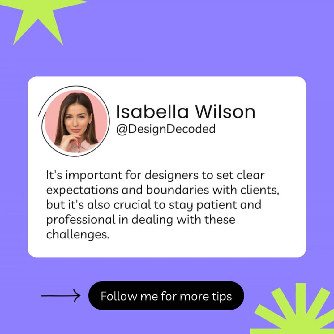 The Doodle Kit template design "Social Tweet" with 1x1 aspect ratio