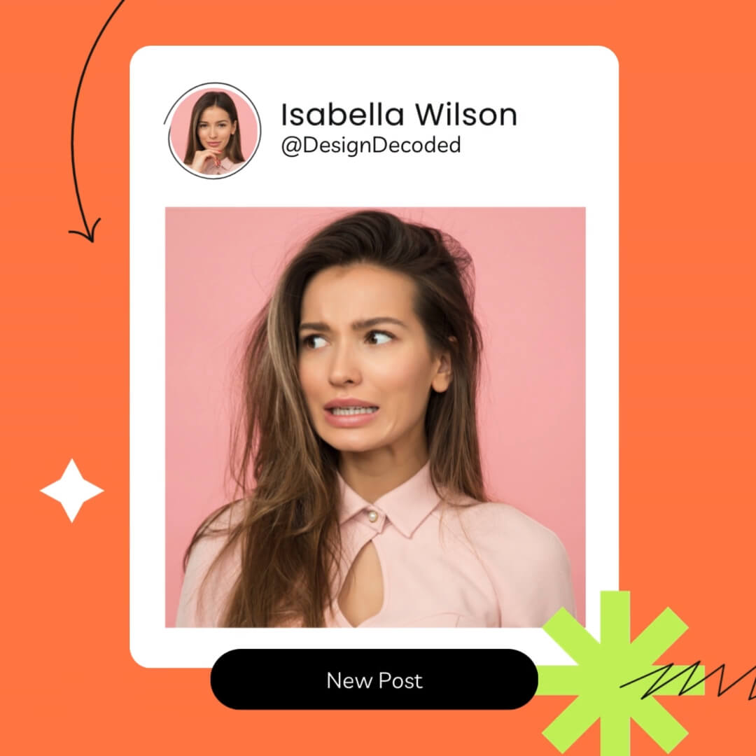 The Doodle Kit template design "Social Instagram" with 1x1 aspect ratio