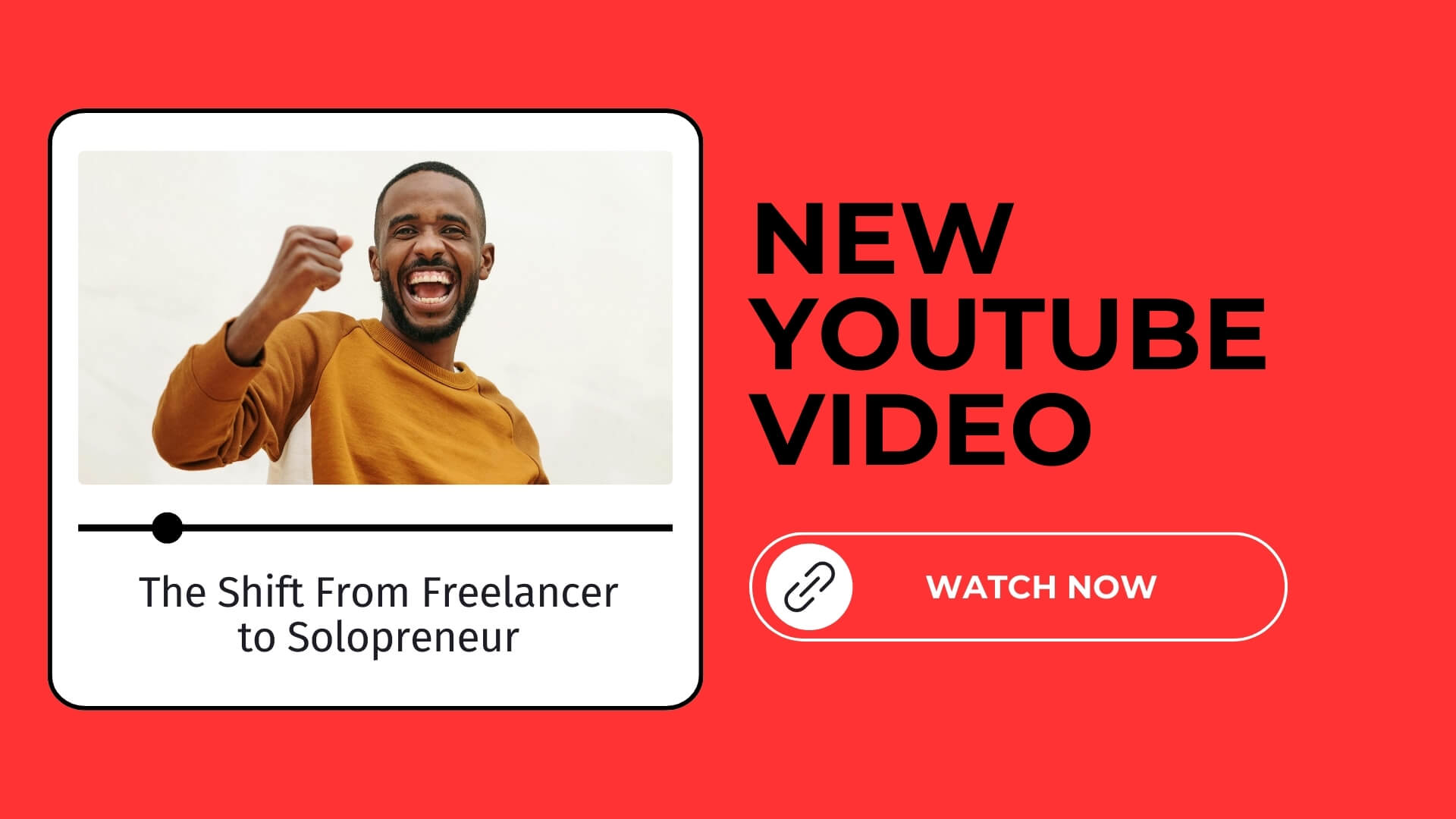 The Widget Kit template design "Social Youtube" with 16x9 aspect ratio