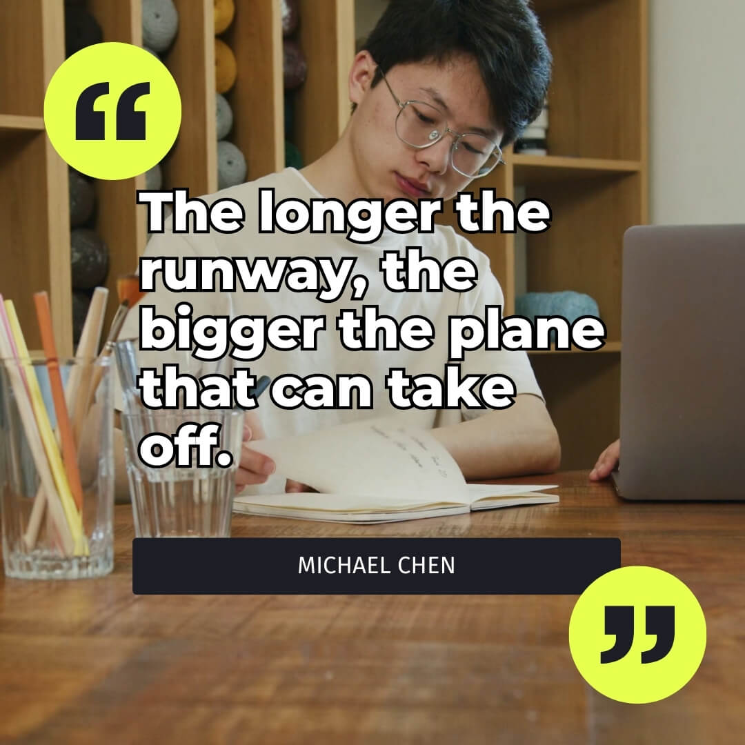 The Widget Kit template design "Type Quote Aalpha" with 1x1 aspect ratio