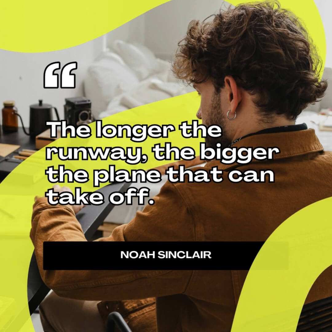 The LoopDeLoop Kit template design "Type Quote Alpha" with 1x1 aspect ratio