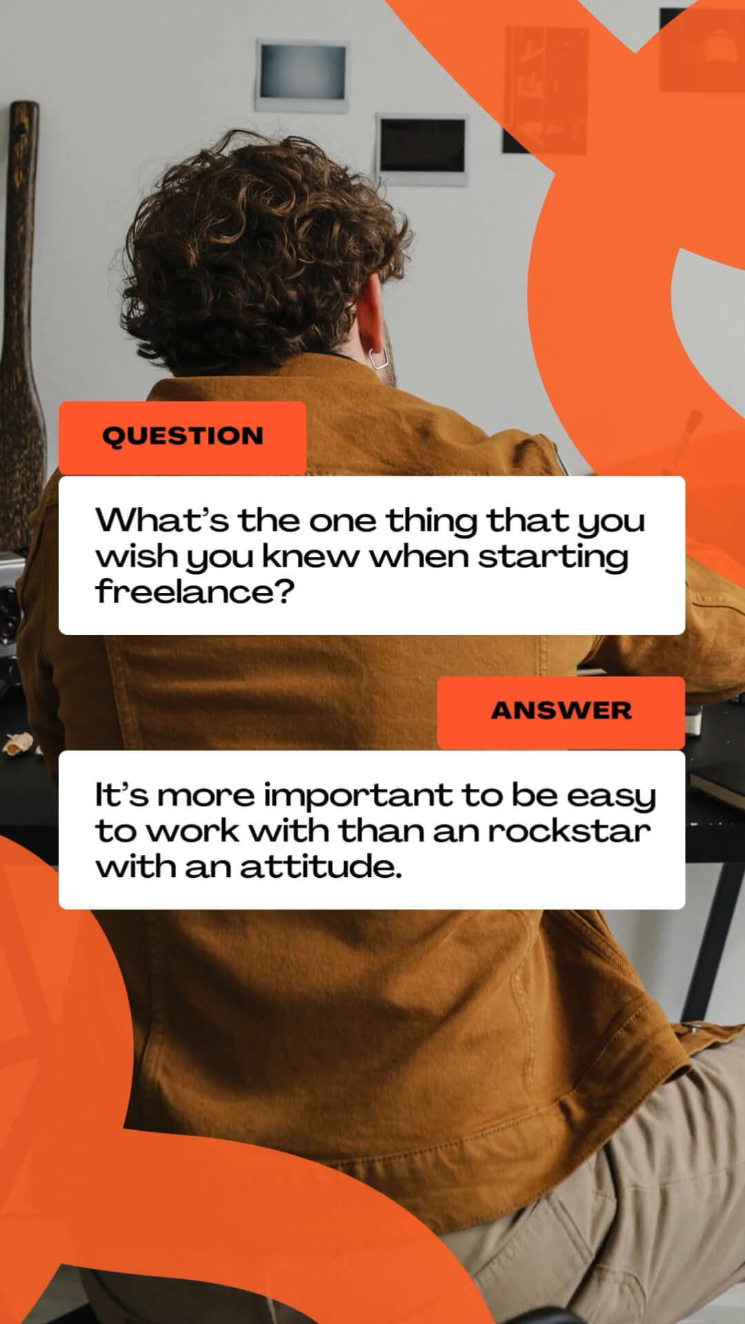 The LoopDeLoop Kit template design "Q&A" with 9x16 aspect ratio