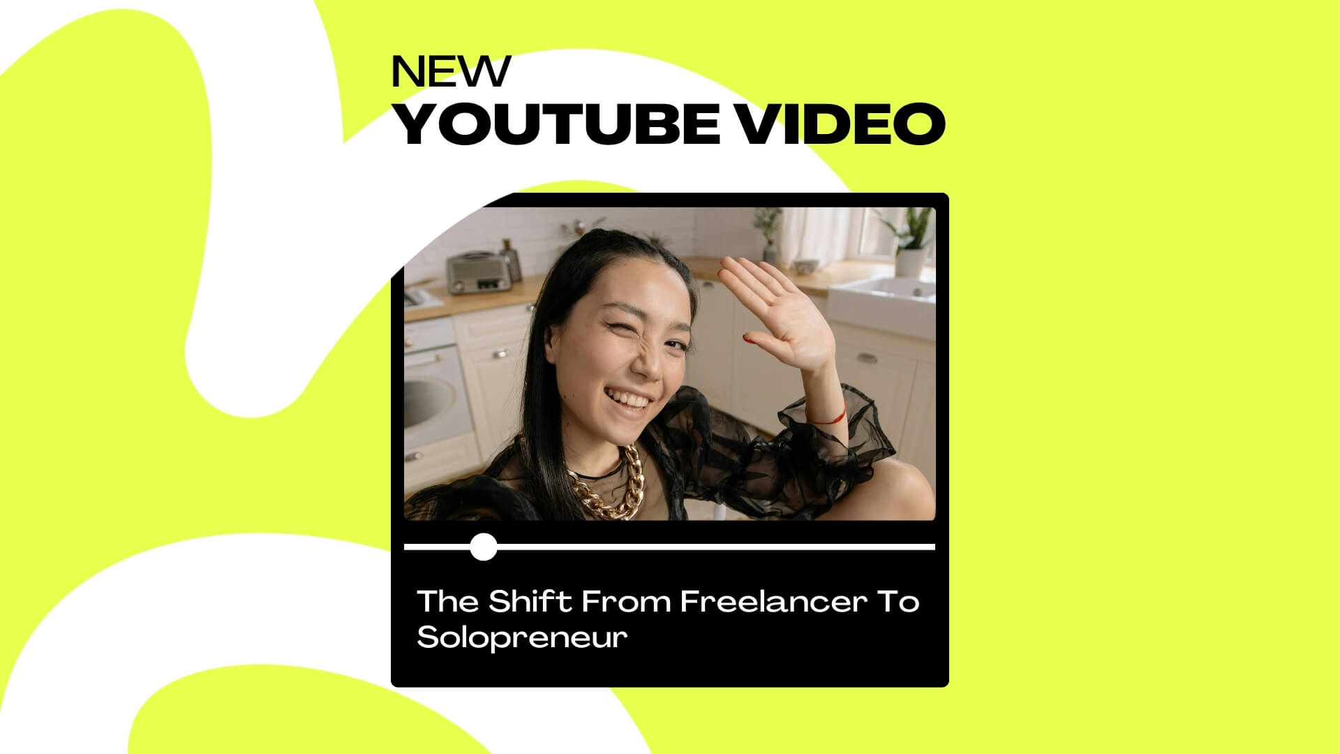 The LoopDeLoop Kit template design "Social Youtube" with 16x9 aspect ratio