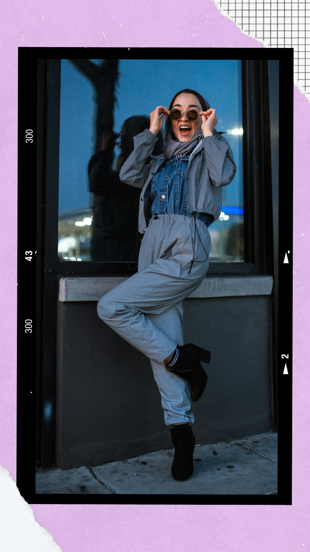 The Polaroid Kit template design "Frame 1Up 01" with 9x16 aspect ratio