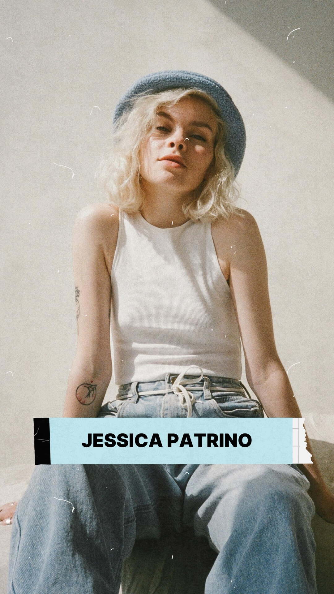 The Polaroid Kit template design "Lower Third 1 Line" with 9x16 aspect ratio