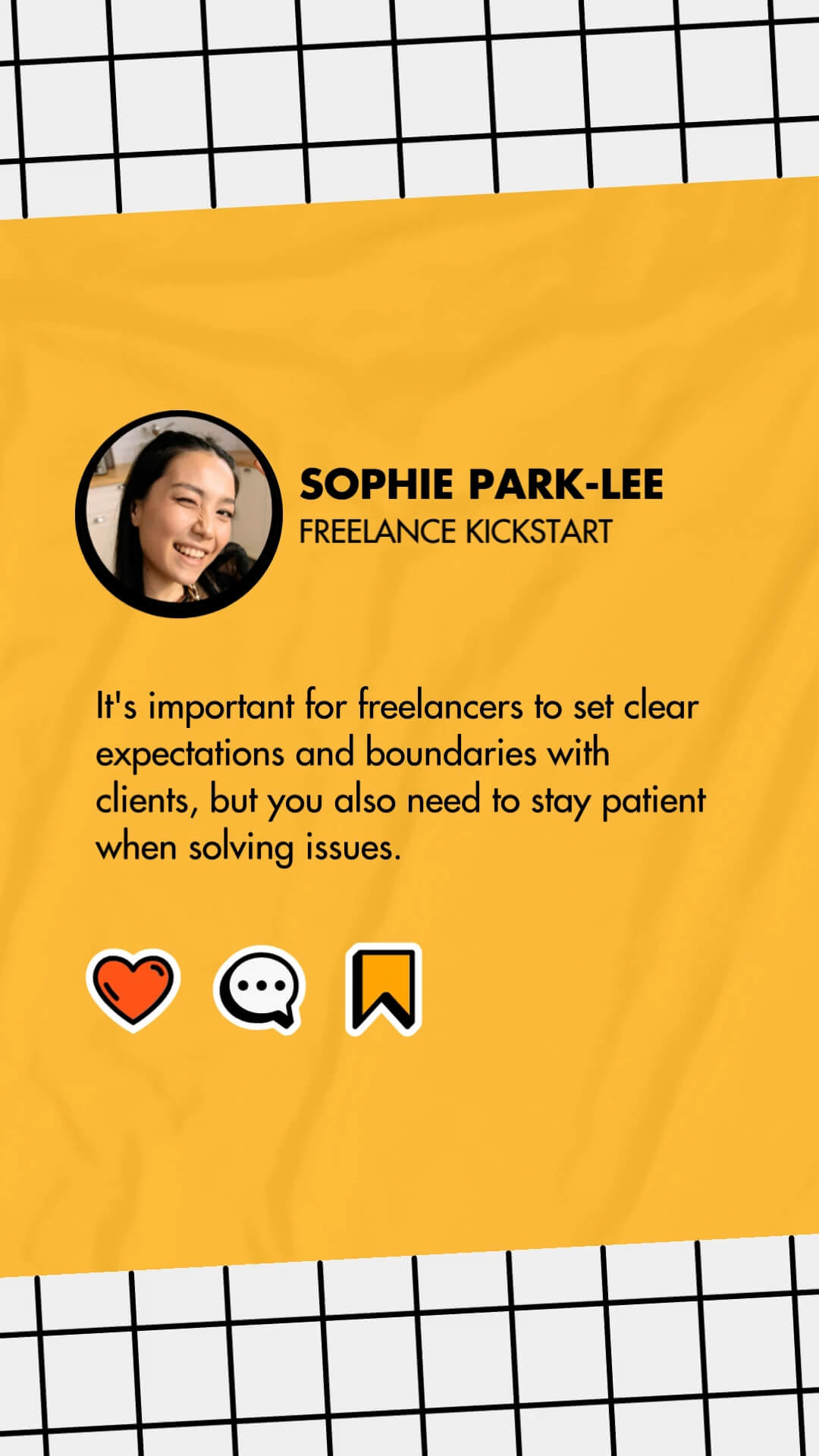 The Sticker Kit template design "Social Tweet 02" with 9x16 aspect ratio