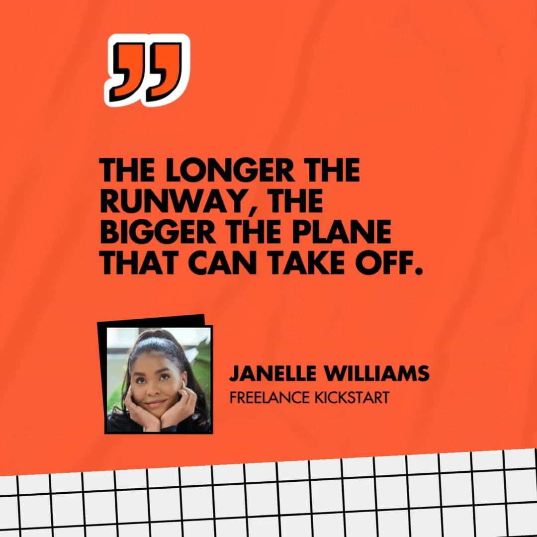 The Sticker Kit template design "Type Quote" with 1x1 aspect ratio