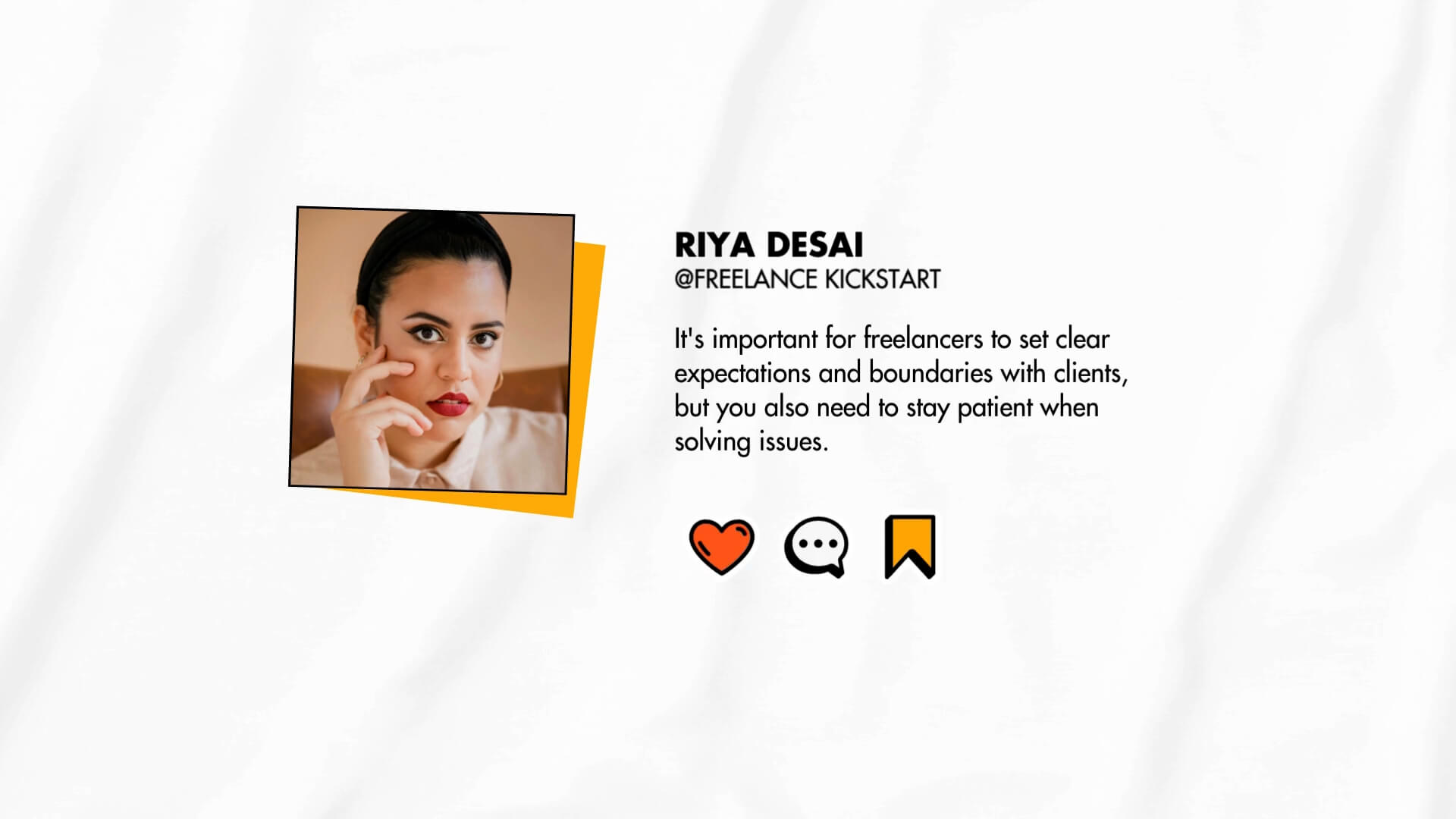 The Sticker Kit template design "Social Tweet 01" with 16x9 aspect ratio