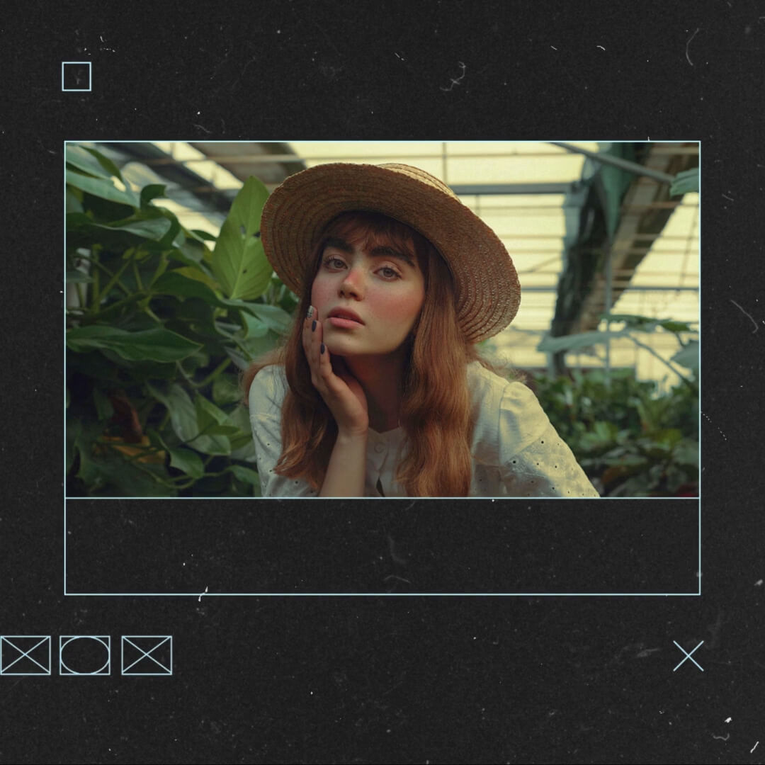 The Film Kit template design "Frame 1Up 04" with 1x1 aspect ratio