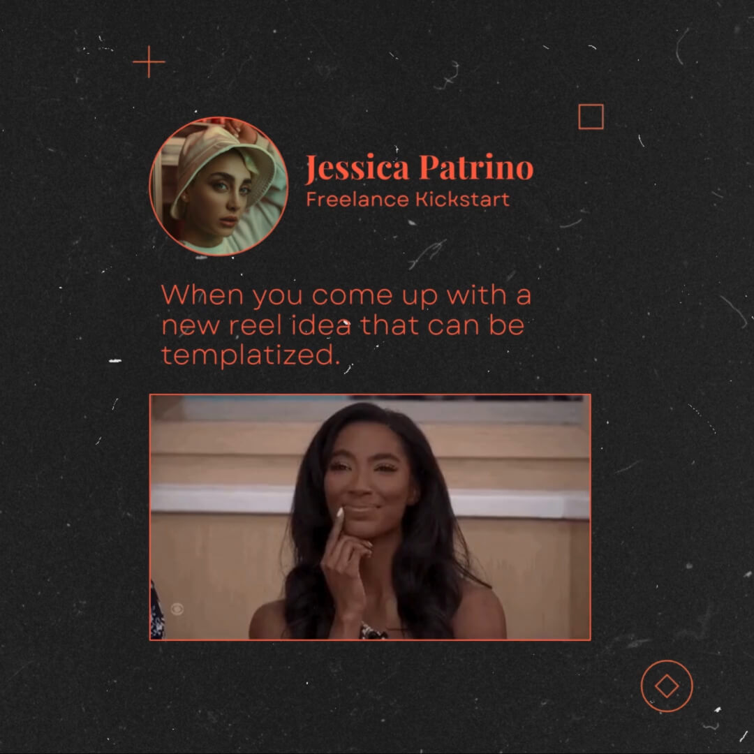 The Film Kit template design "Social GIF" with 1x1 aspect ratio