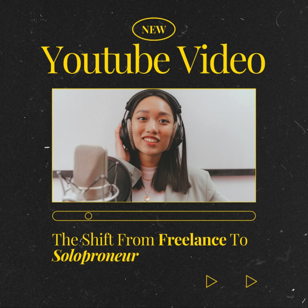 The Film Kit template design "Social Youtube" with 1x1 aspect ratio