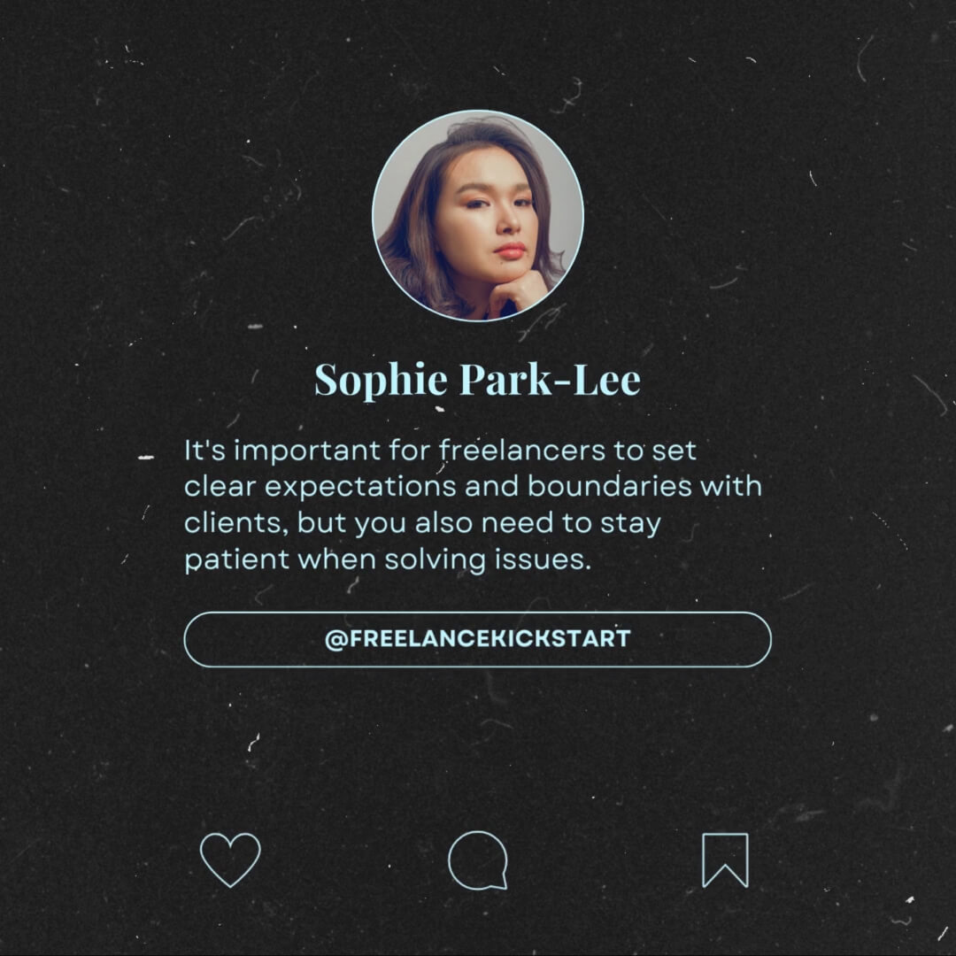 The Film Kit template design "Social Tweet 03" with 1x1 aspect ratio