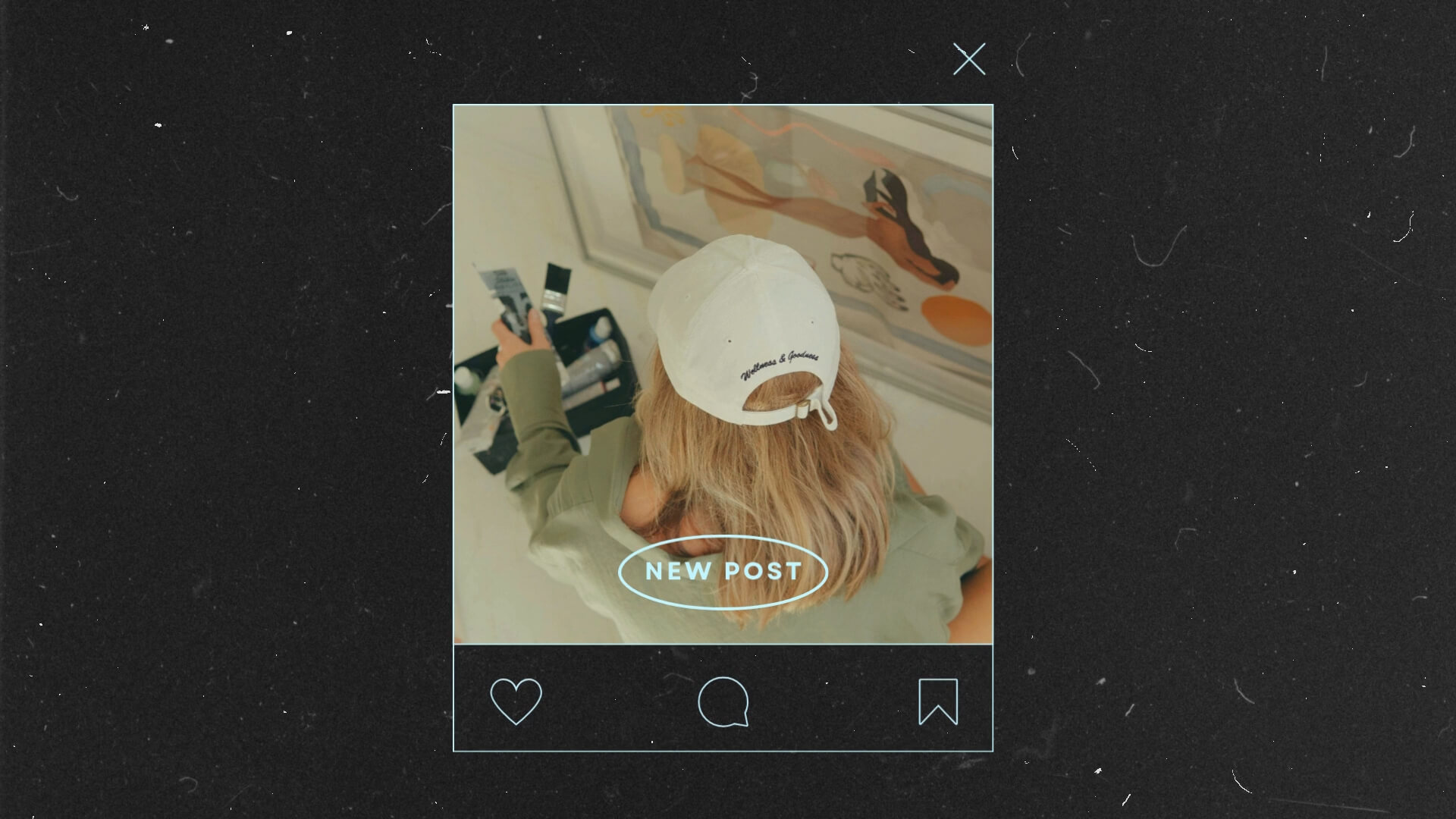 The Film Kit template design "Social Instagram" with 16x9 aspect ratio