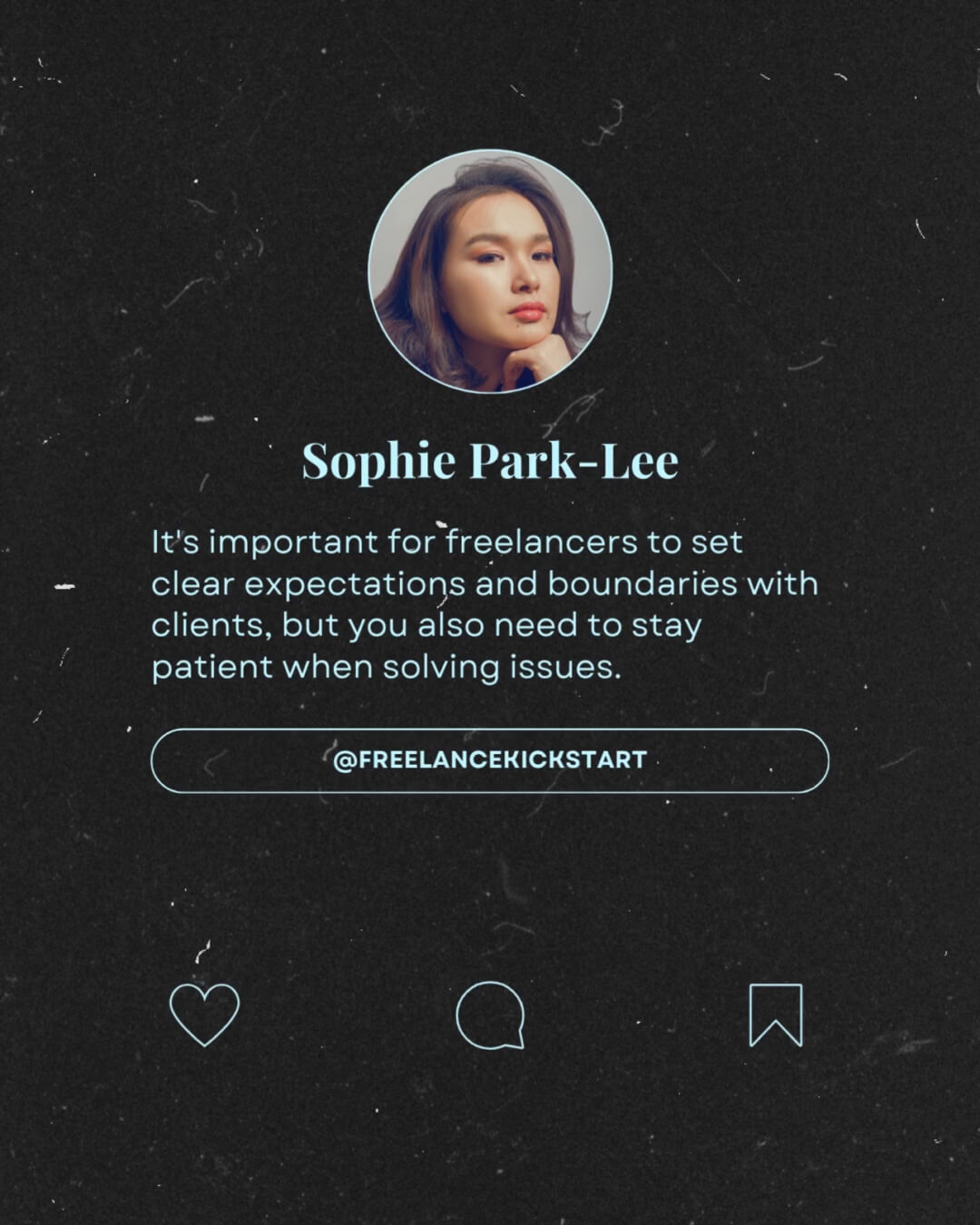 The Film Kit template design "Social Tweet 03" with 4x5 aspect ratio