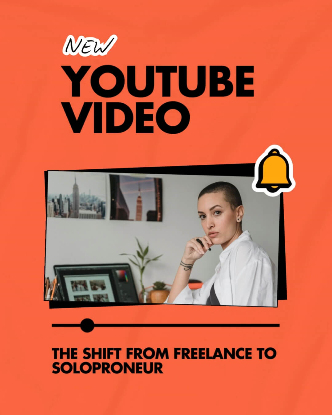 The Sticker Kit template design "Social Youtube" with 4x5 aspect ratio