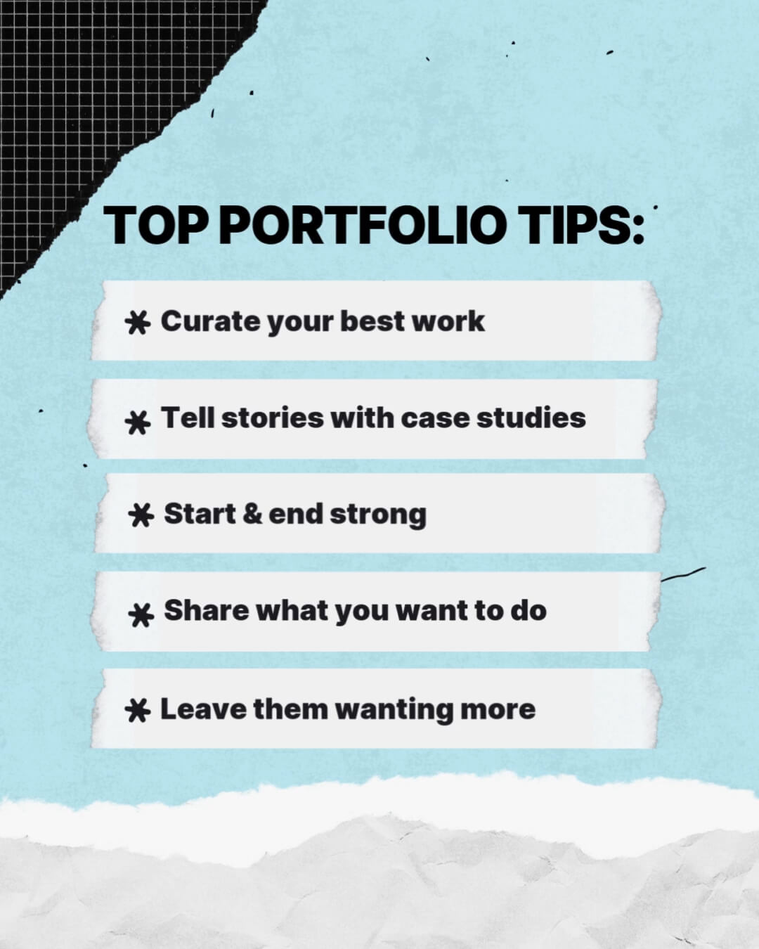 The Polaroid Kit template design "Type List Bckd" with 4x5 aspect ratio