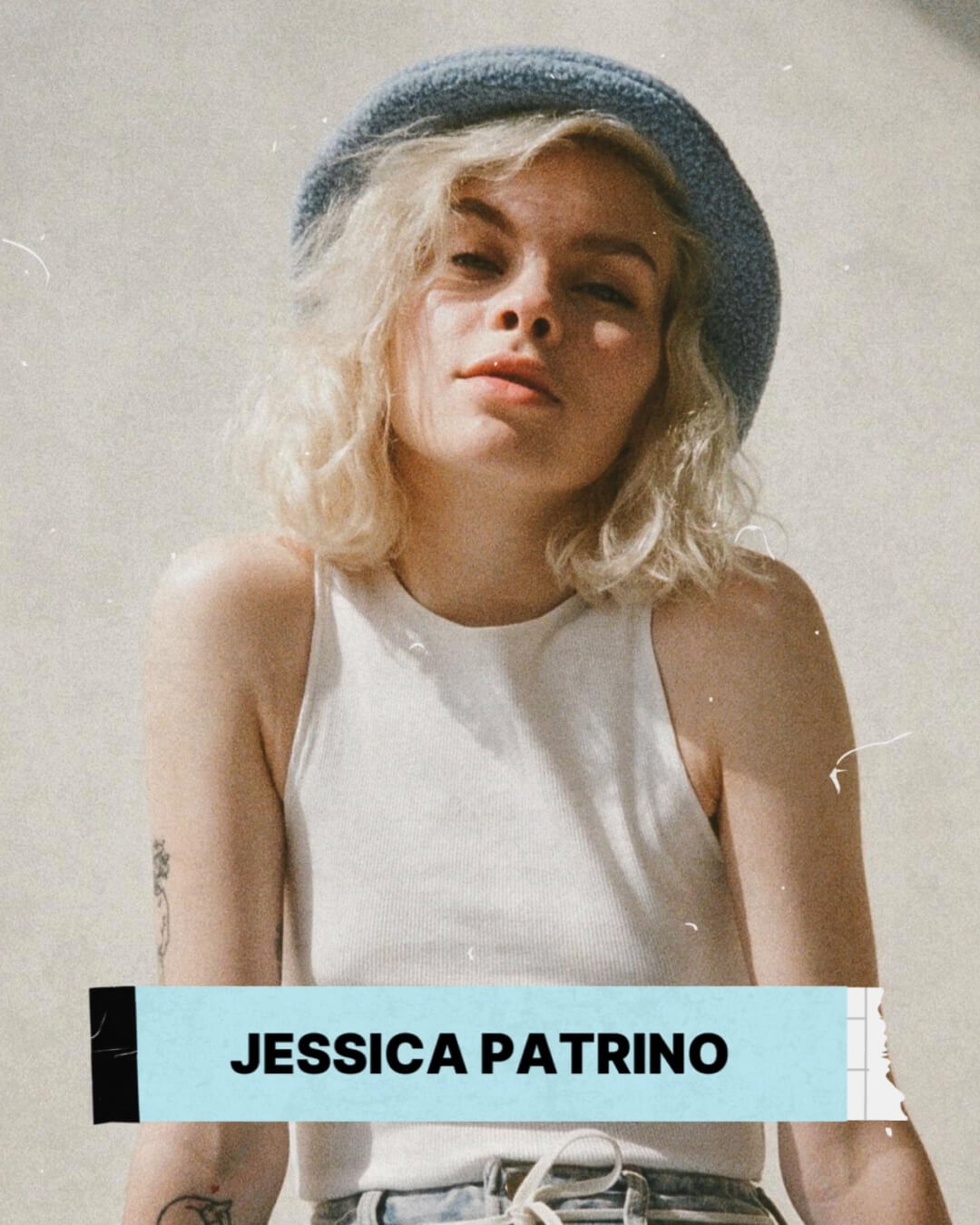 The Polaroid Kit template design "Lower Third 1 Line" with 4x5 aspect ratio