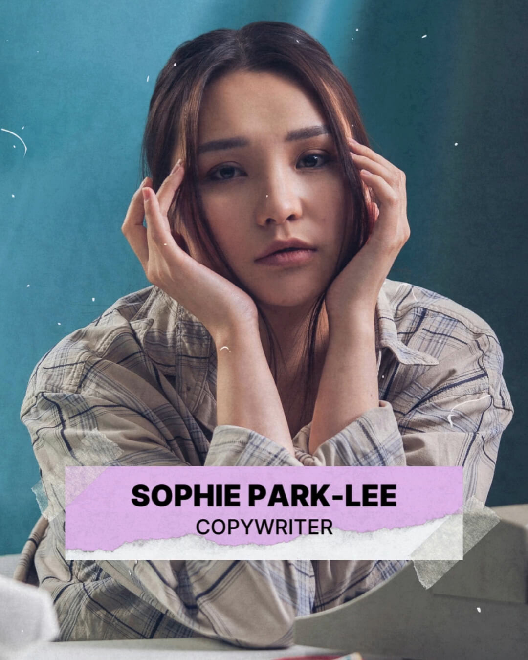 The Polaroid Kit template design "Lower Third 2 Line" with 4x5 aspect ratio