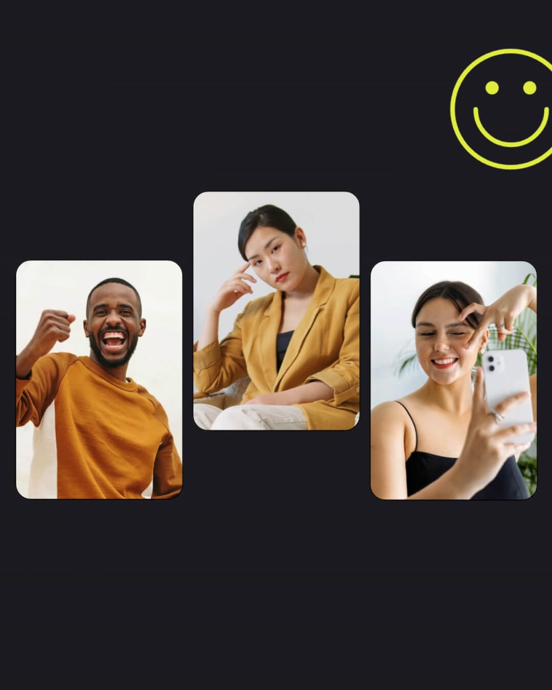 The Widget Kit template design "Frame 3Up 03" with 4x5 aspect ratio