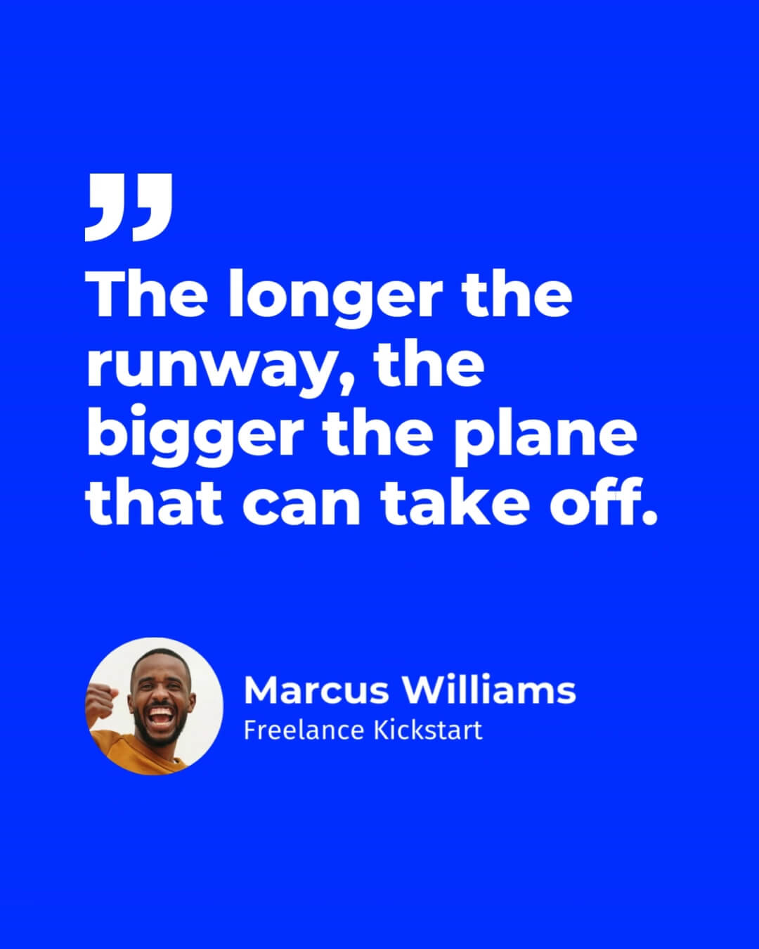 The Widget Kit template design "Type Quote" with 4x5 aspect ratio
