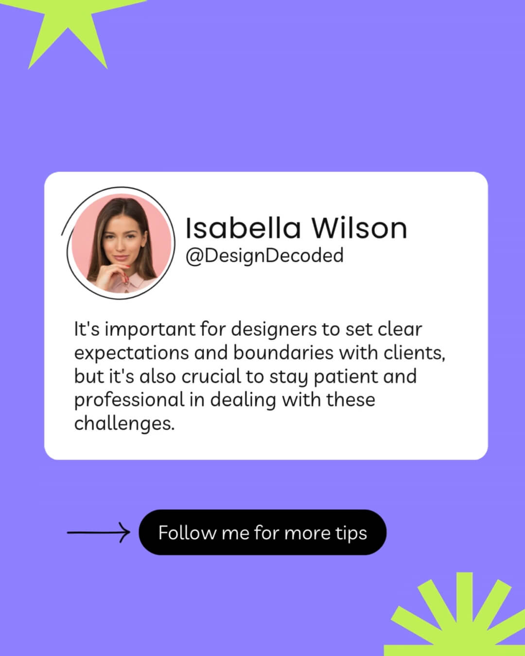 The Doodle Kit template design "Tweet" with 4x5 aspect ratio