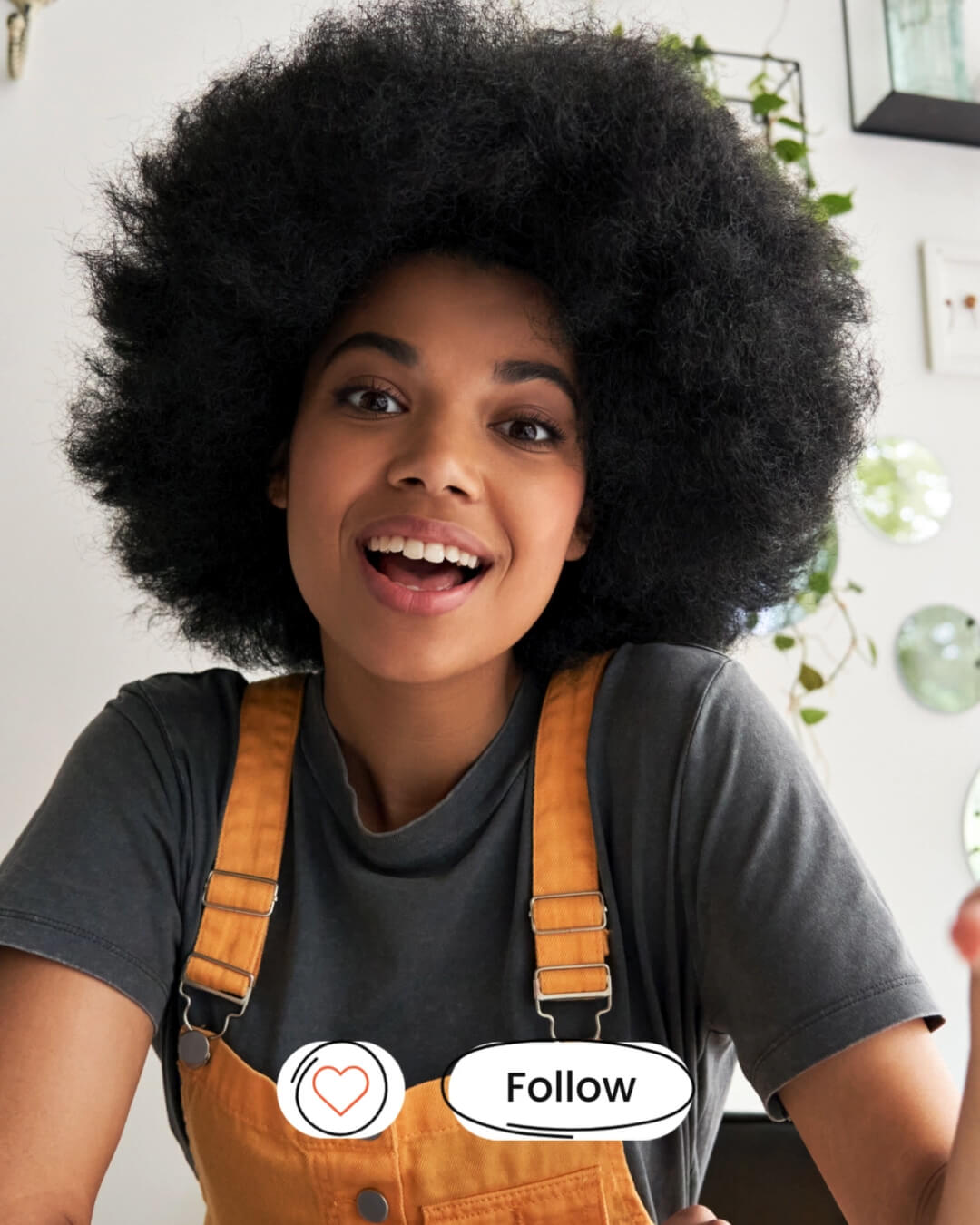 The Doodle Kit template design "Like & Follow" with 4x5 aspect ratio