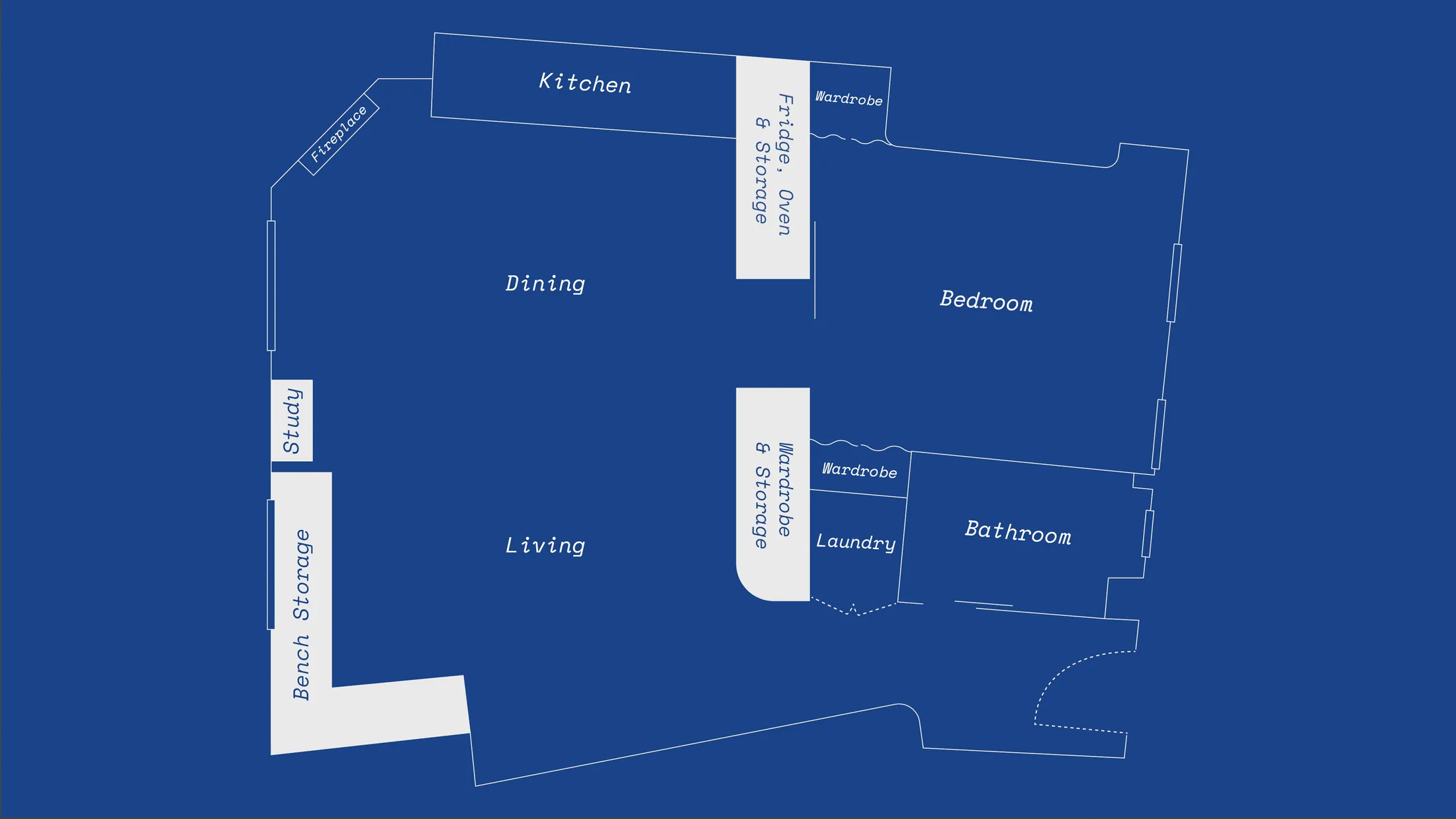 The After shot of the Floorplan