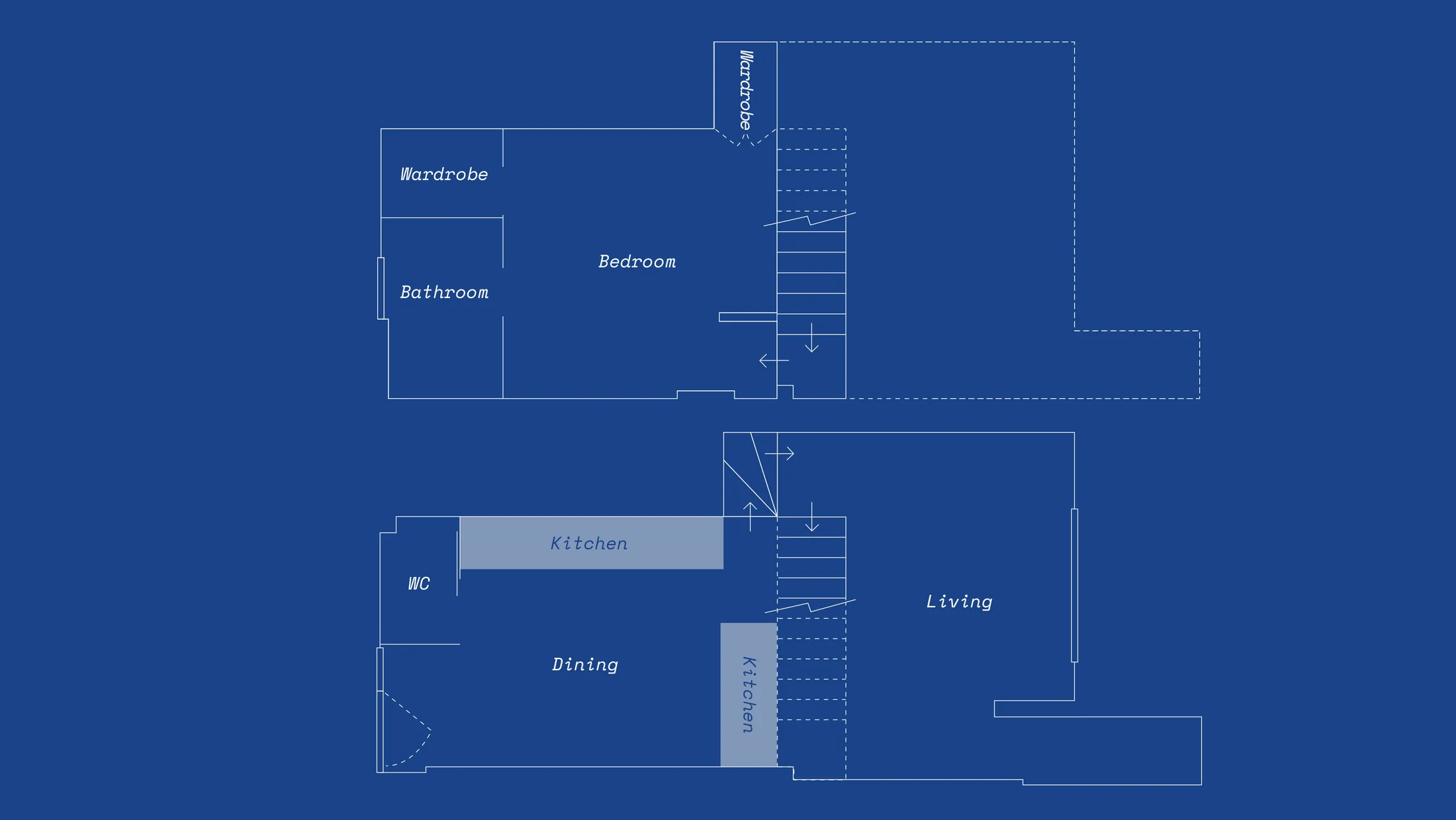 The After shot of the Floorplan