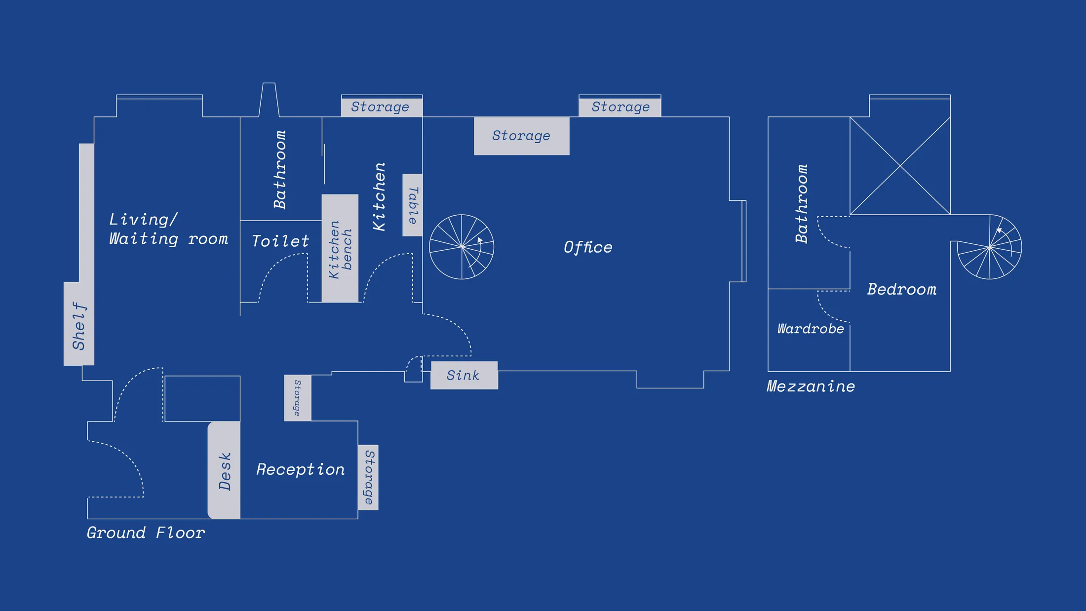 The After shot of the Floorplan