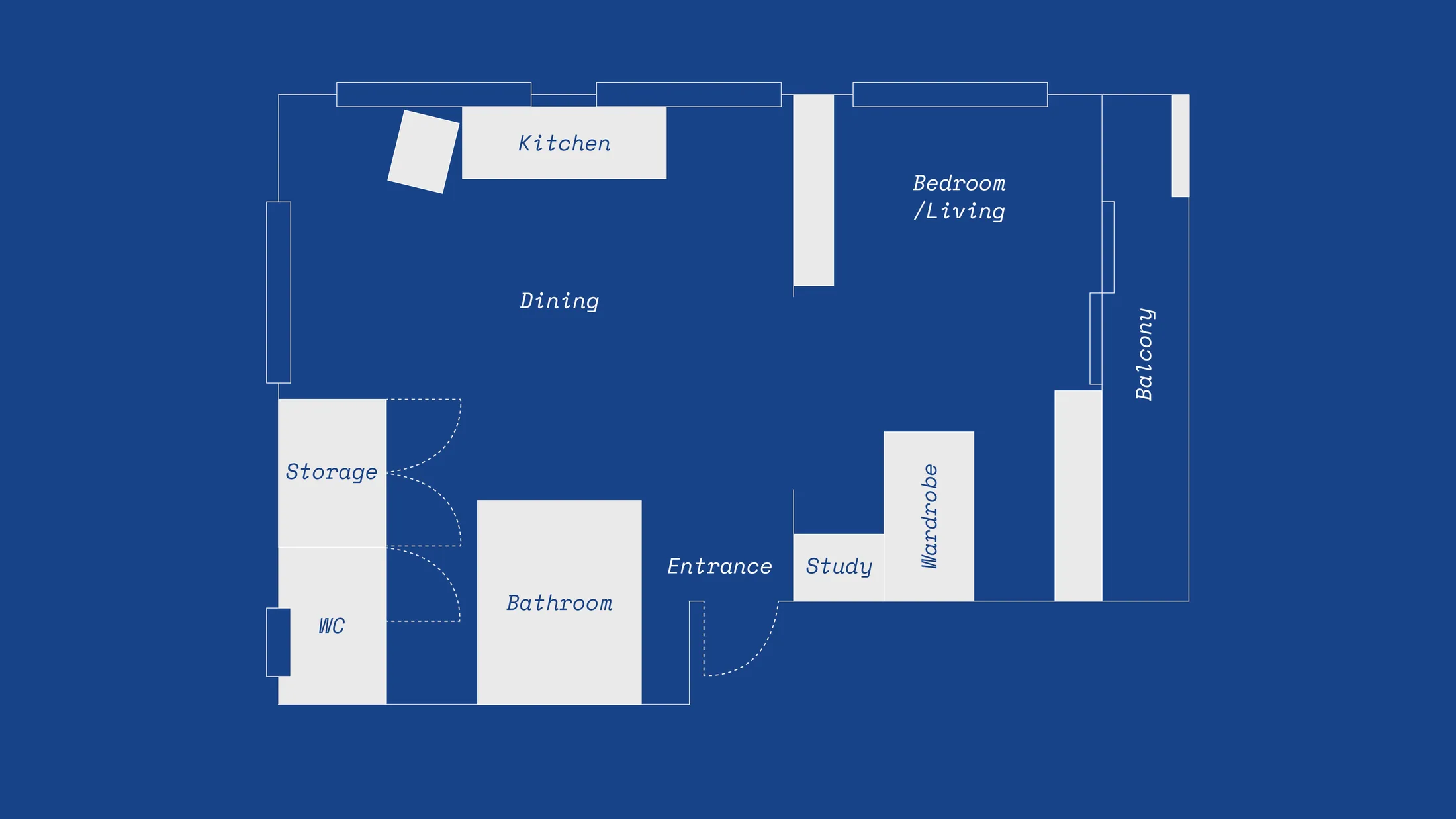 The After shot of the Floorplan