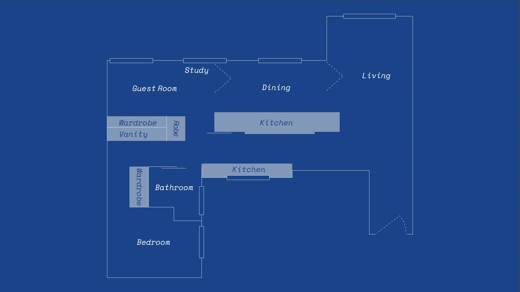 The After shot of the Floorplan