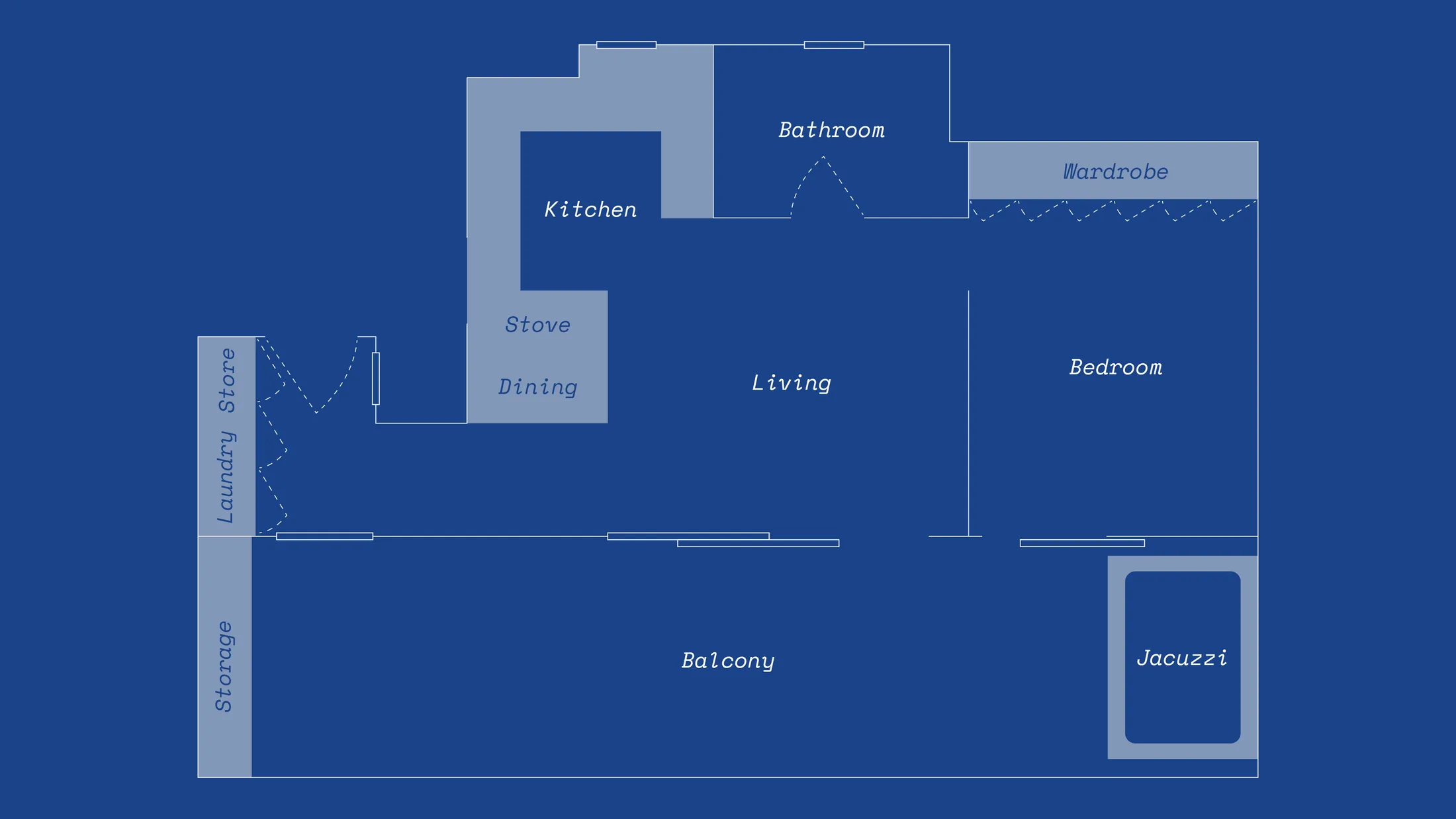 The After shot of the Floorplan