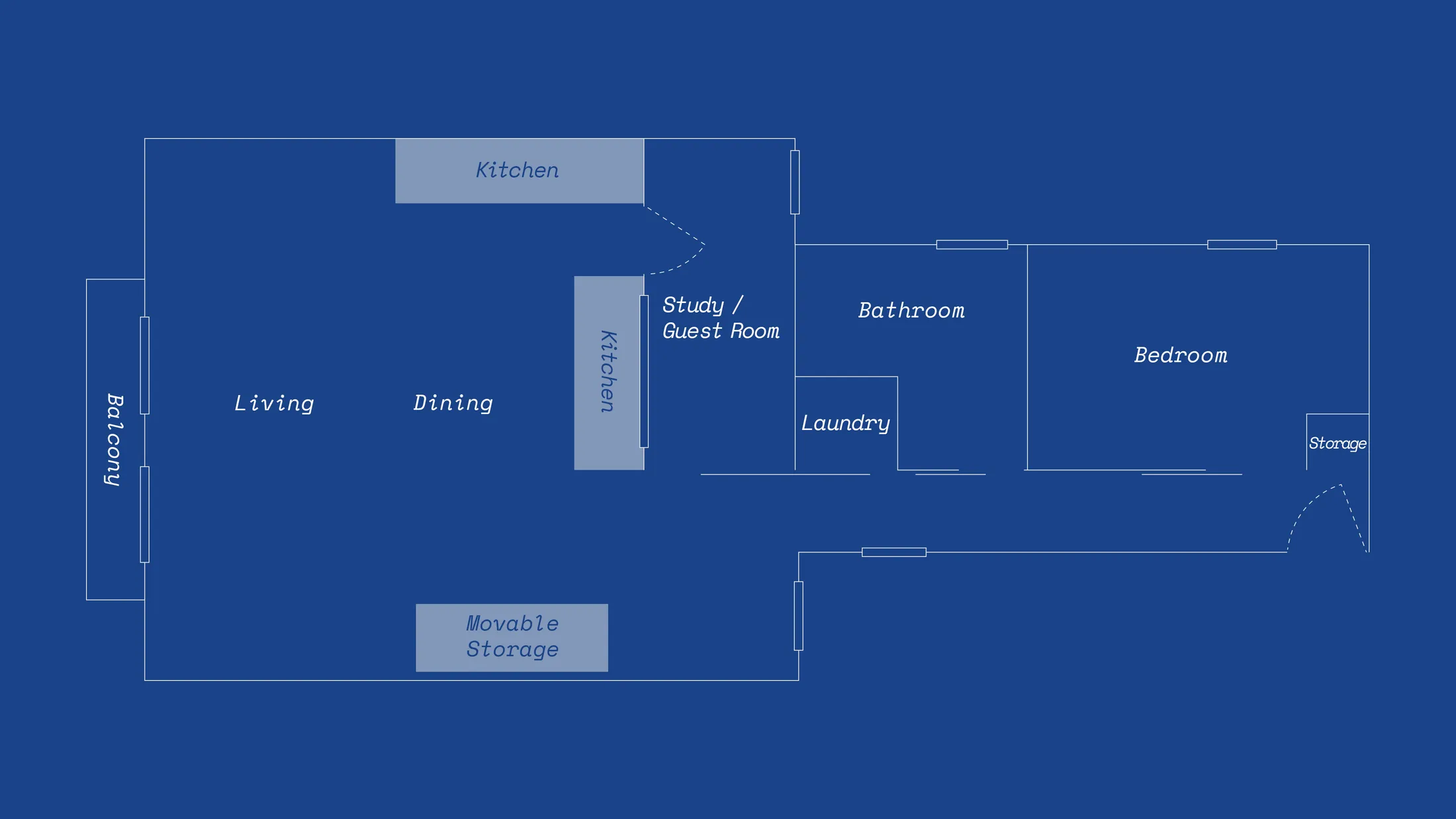 The After shot of the Floorplan