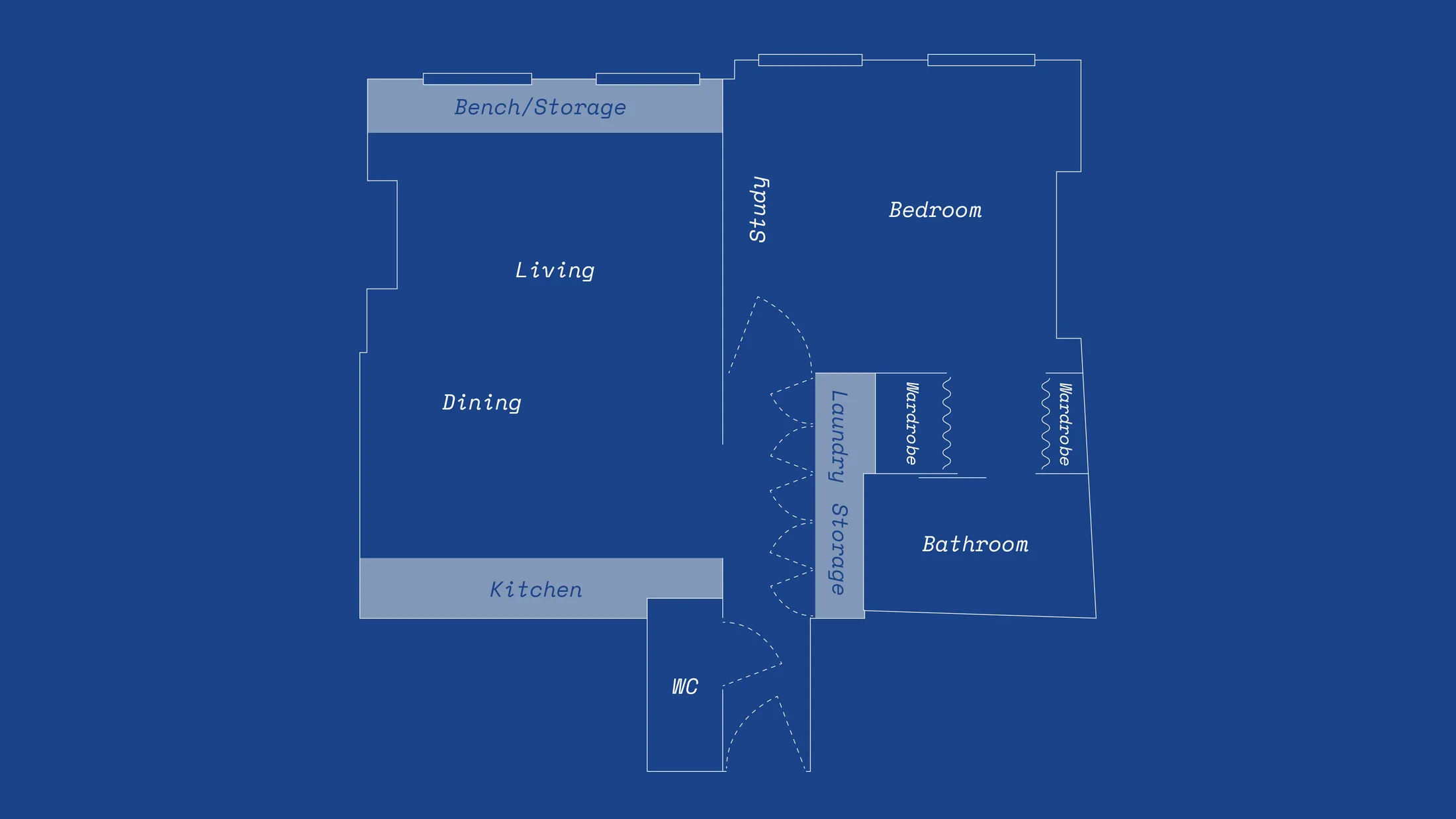 The After shot of the Floorplan