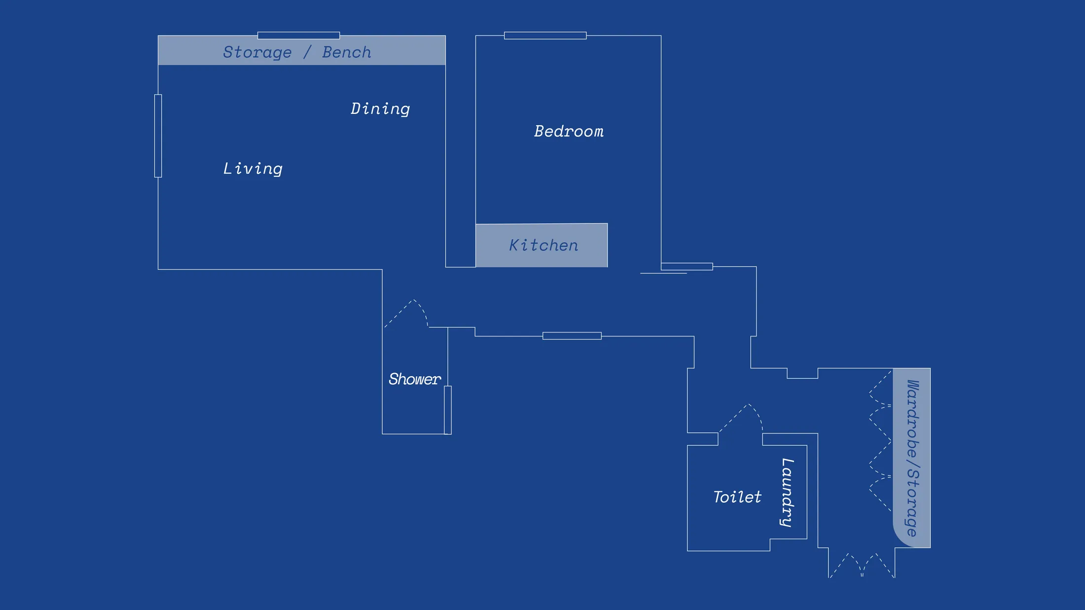 The After shot of the Floorplan