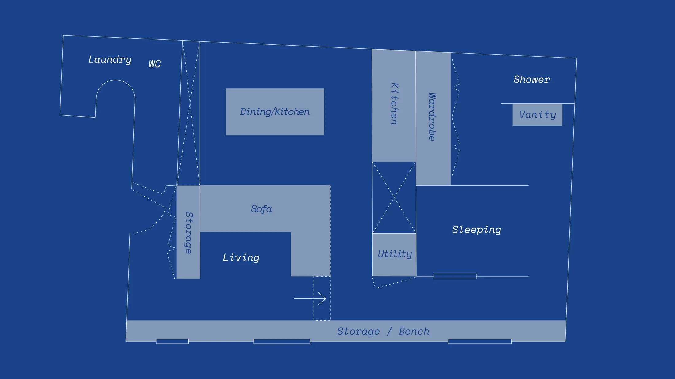 The After shot of the Floorplan