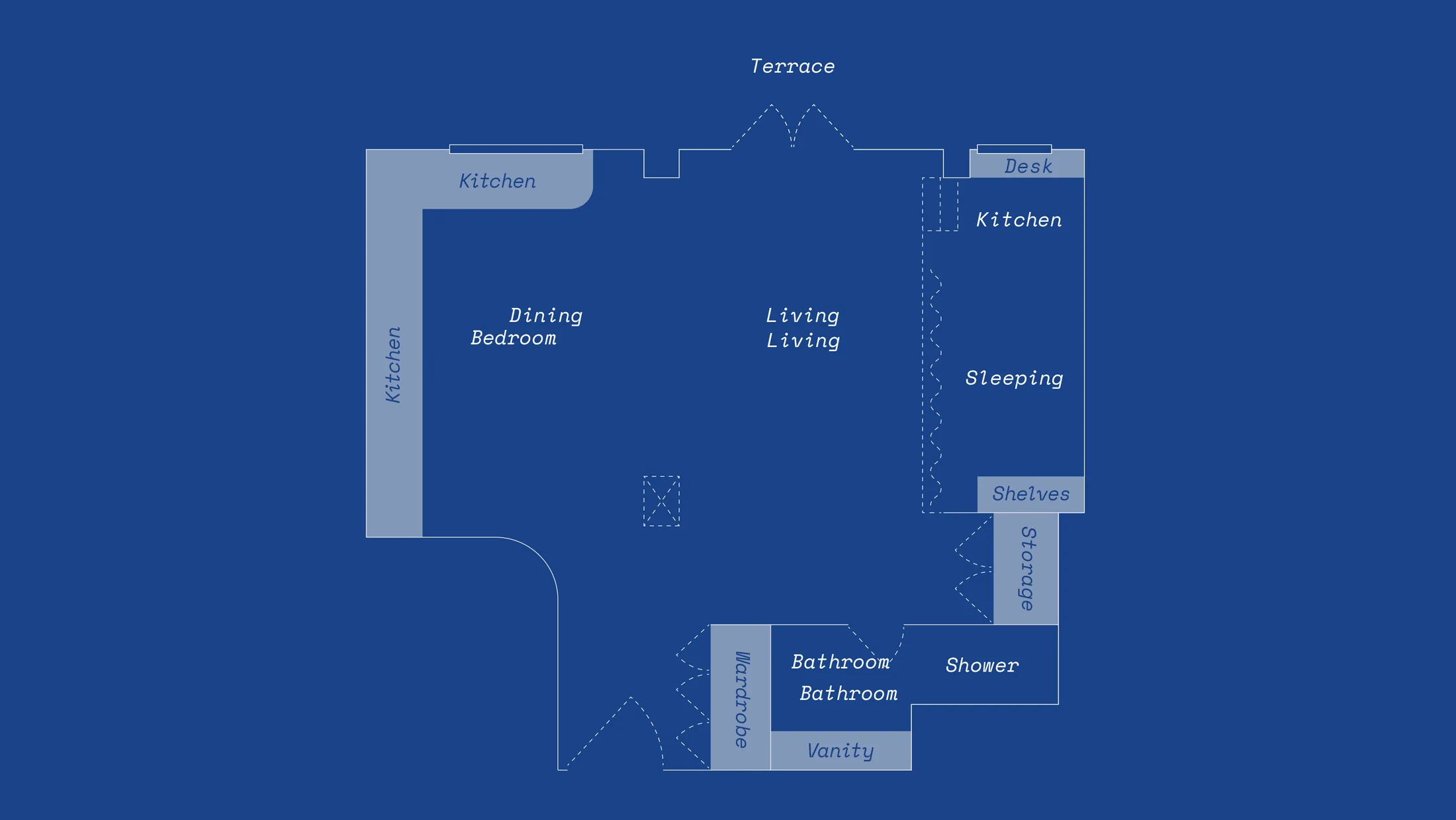 The After shot of the Floorplan