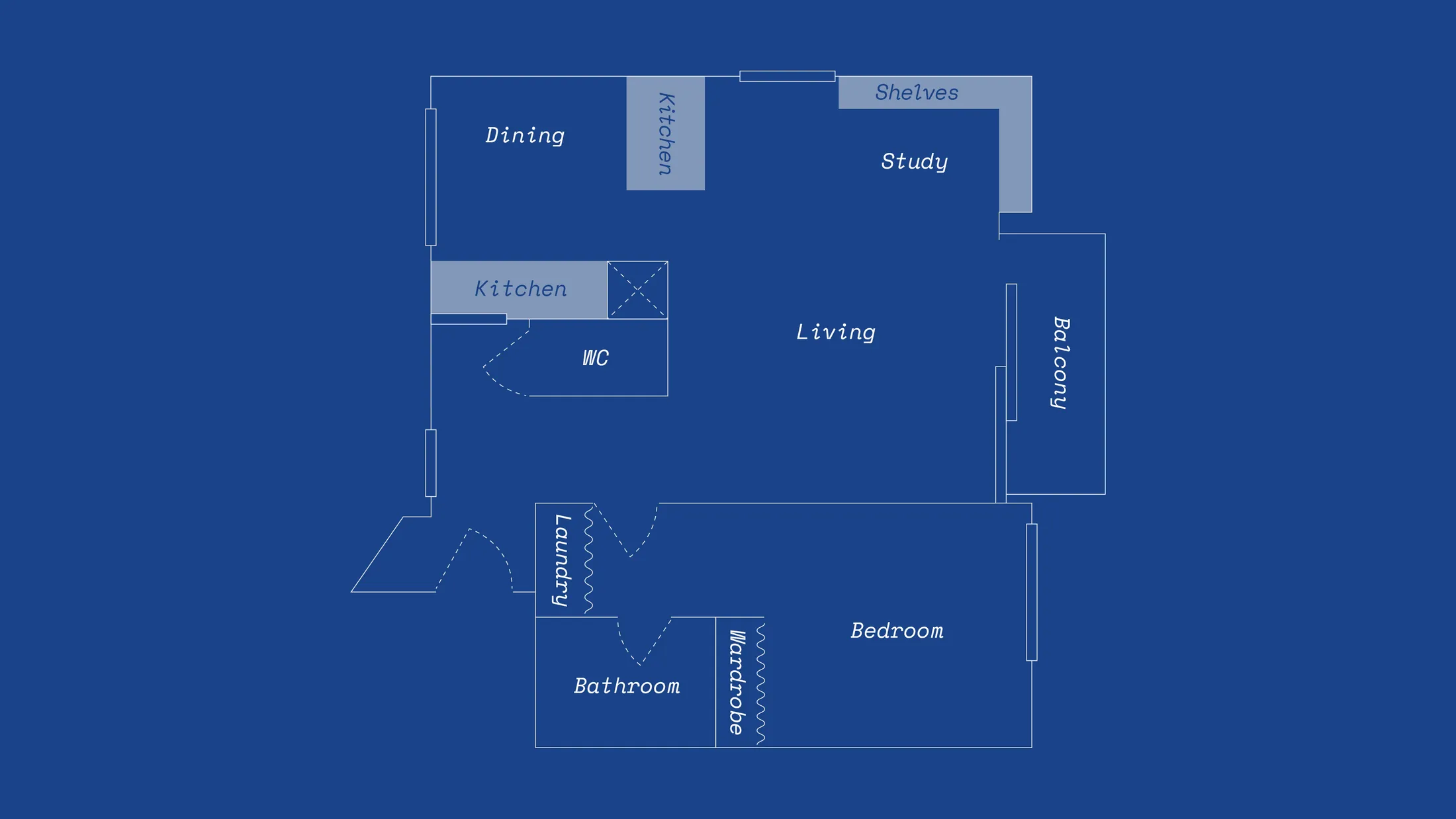 The After shot of the Floorplan