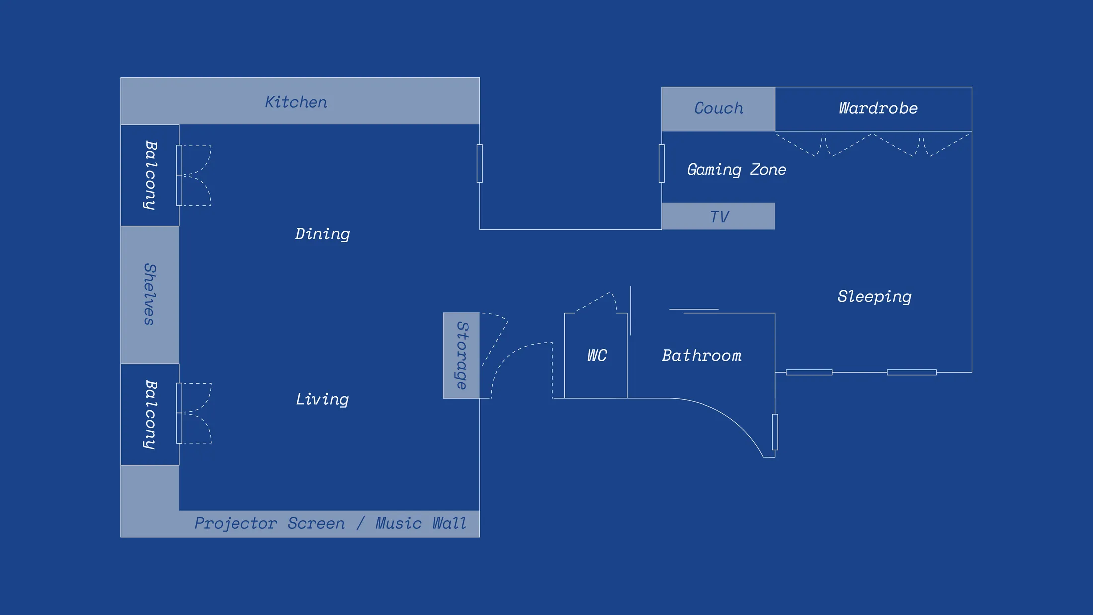 The After shot of the Floorplan