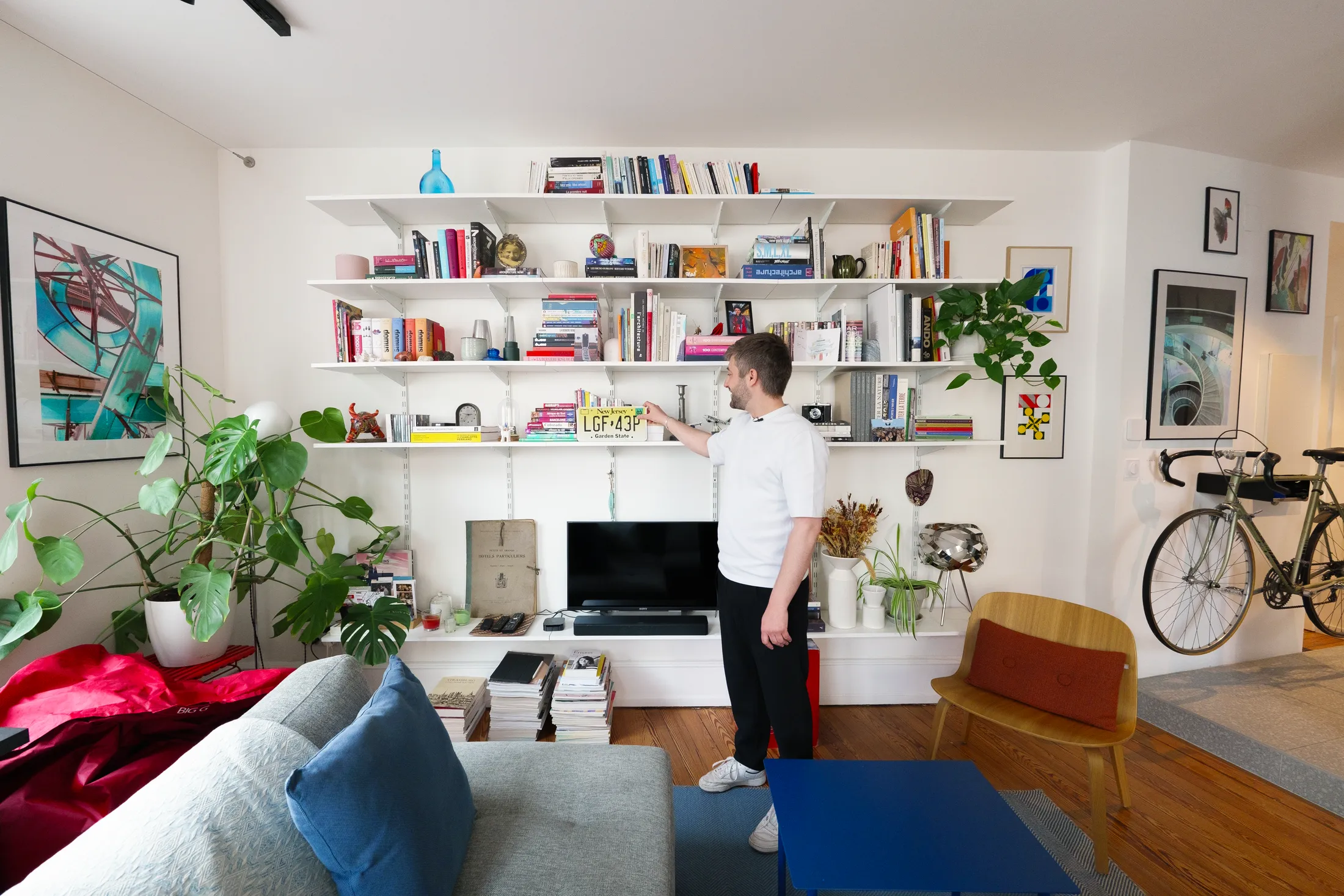How An Architect Turned IKEA Into Bespoke Storage In His 48sqm/517sqft Strasbourg Apartment