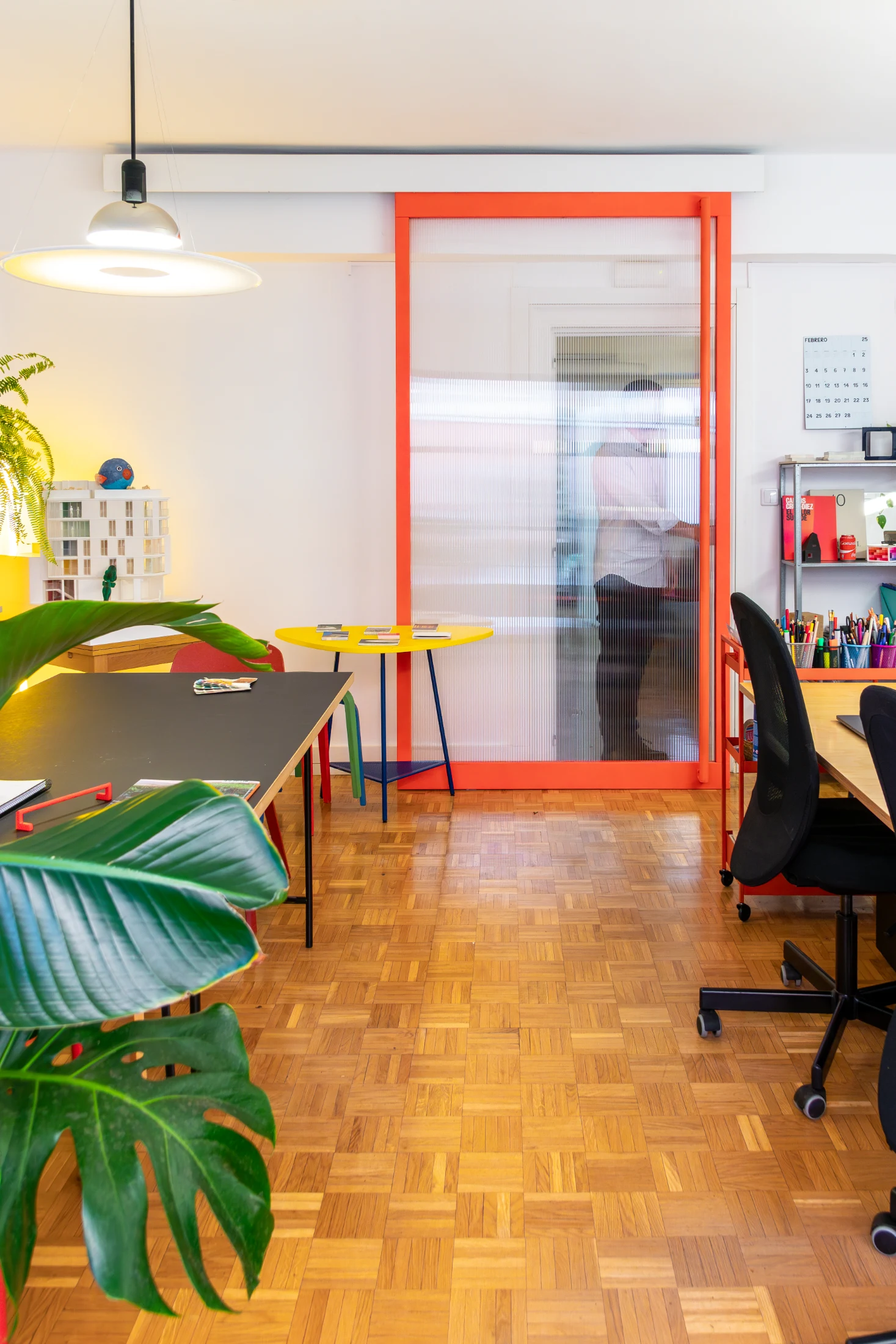 Inside the gon architecture studio in Madrid.