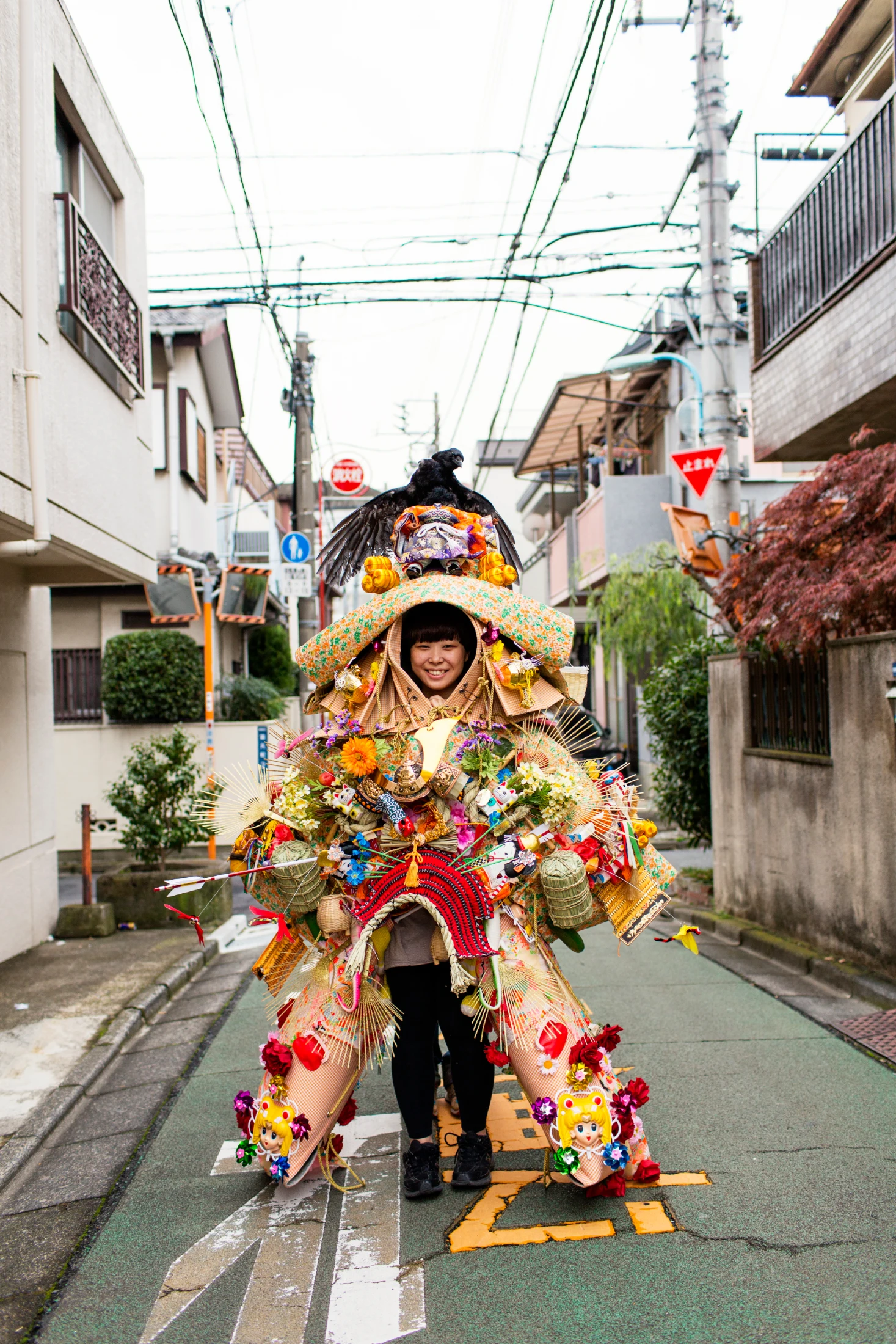 One of Yamagata's spectacular creations as photographed by Todd Selby for the front cover of his book The Fashionable Selby back in 2014.