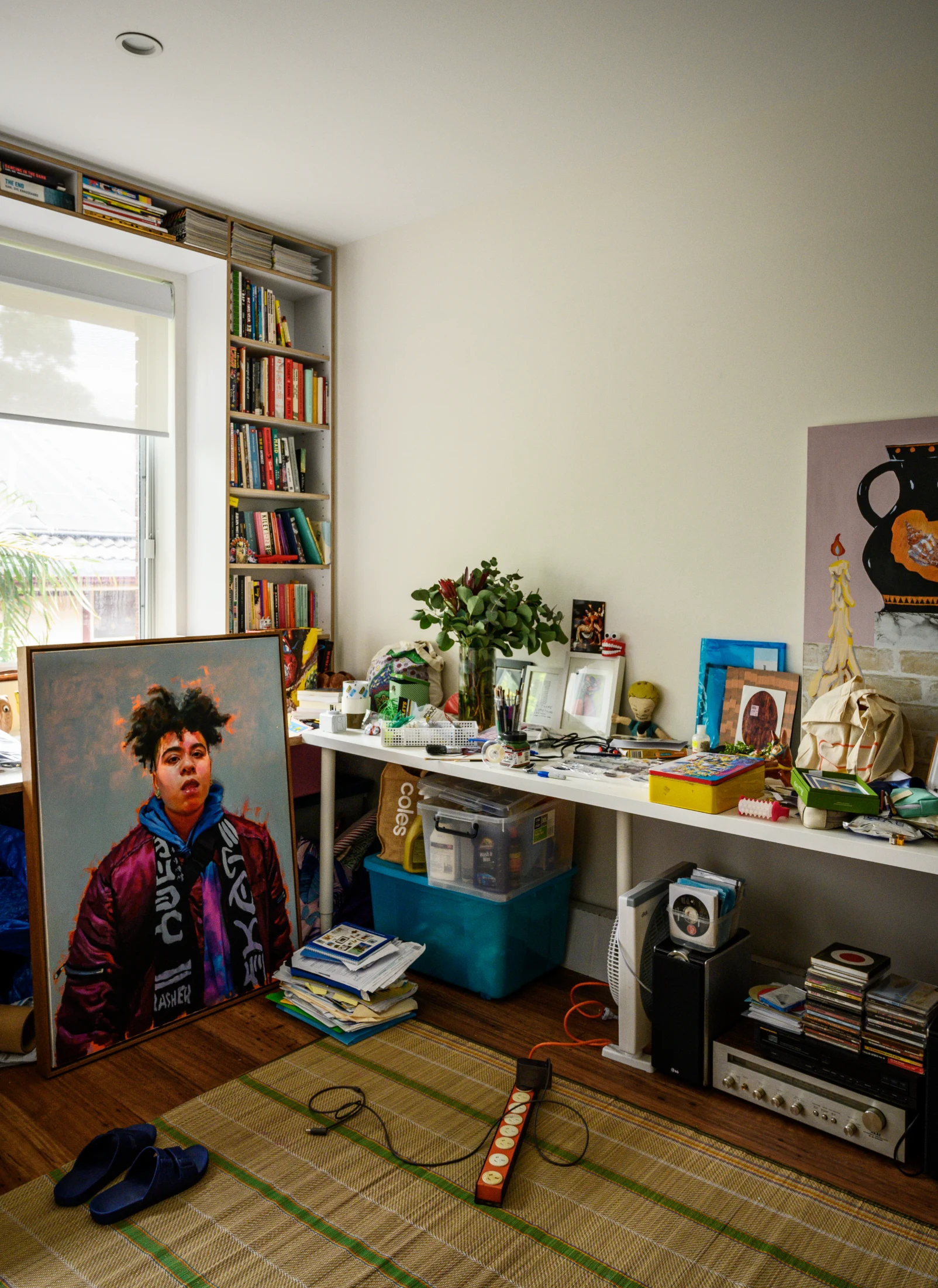The bookcase was designed to encourage
