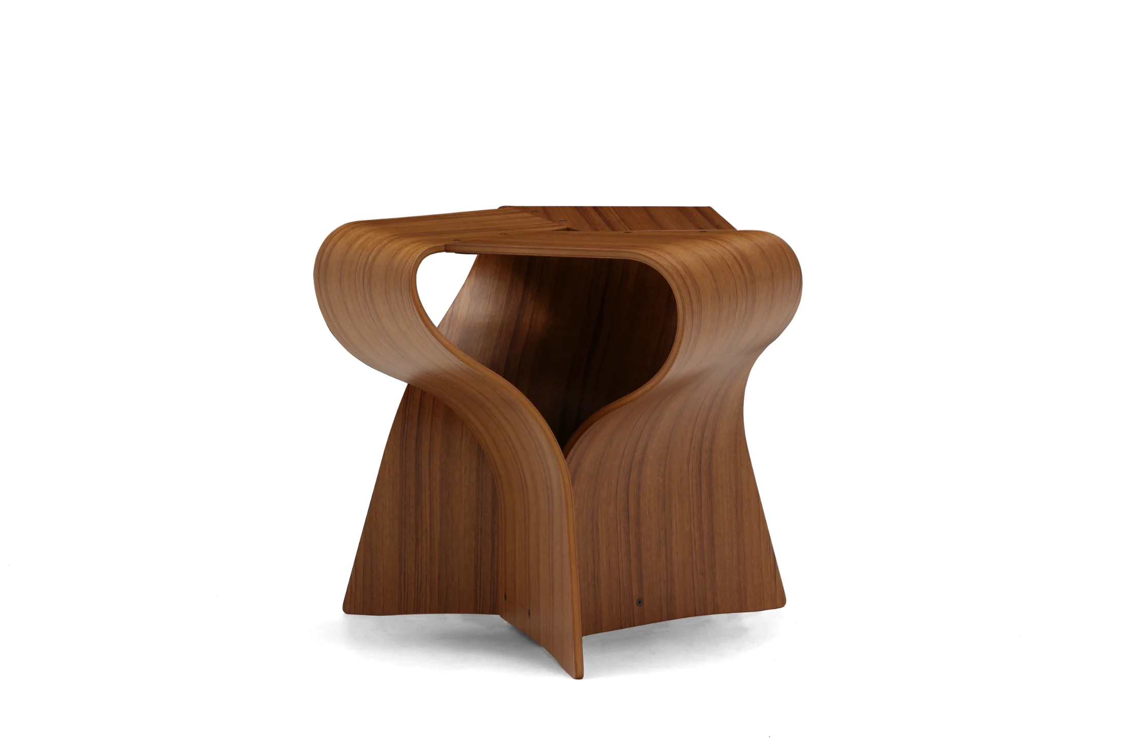 The Mushroom Stool designed by Yamanaka Group for Tendo Mokko in 1961. Image: TENDO CO. LTD.
