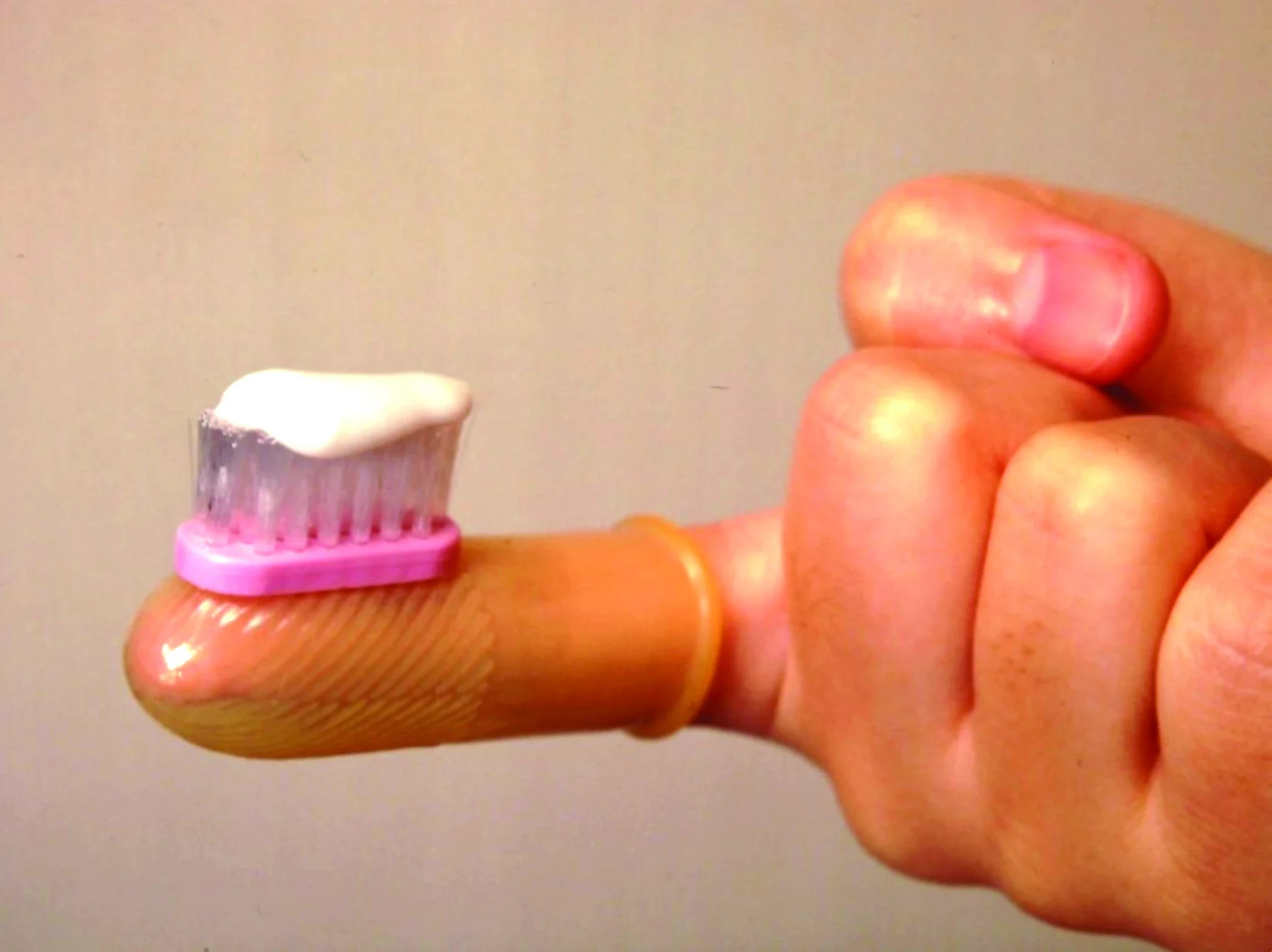 The Toothbrush Finger