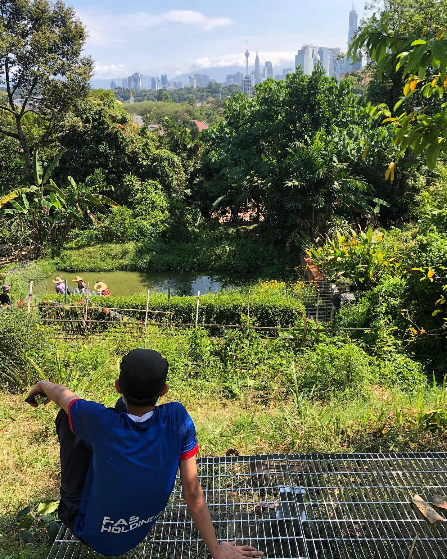 Getting children involved at Kebun-Kebun Bangsar urban farm in Kuala Lumpur is a key part of the project for Sek San. Image courtesy of Sek San Ng.