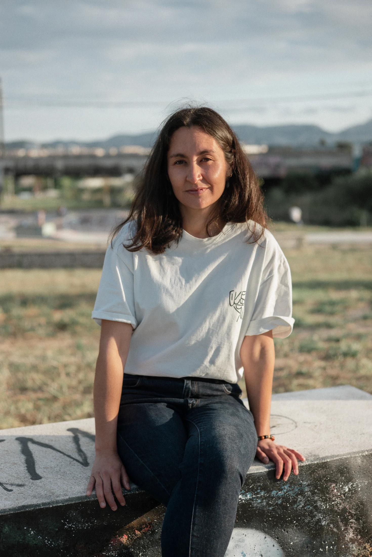 Emilie Seto, the Marseille-based illustrator. Image: Jeremy Toussies, 2024.
