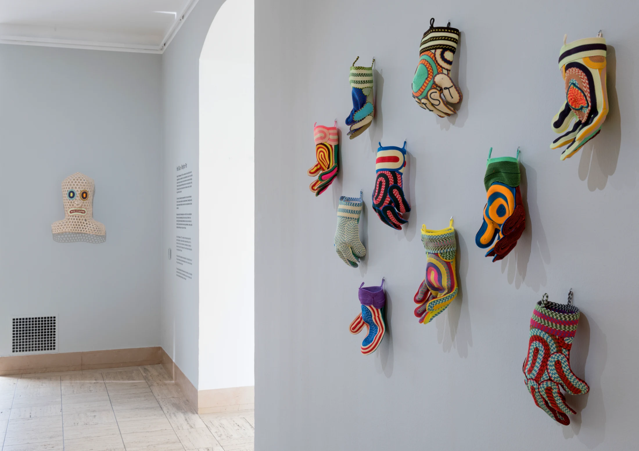 Pot made his first set of gloves alongside his first series of masks in 2010 and his fascination for them has grown and grown. Image: Lotte Stekelenburg.