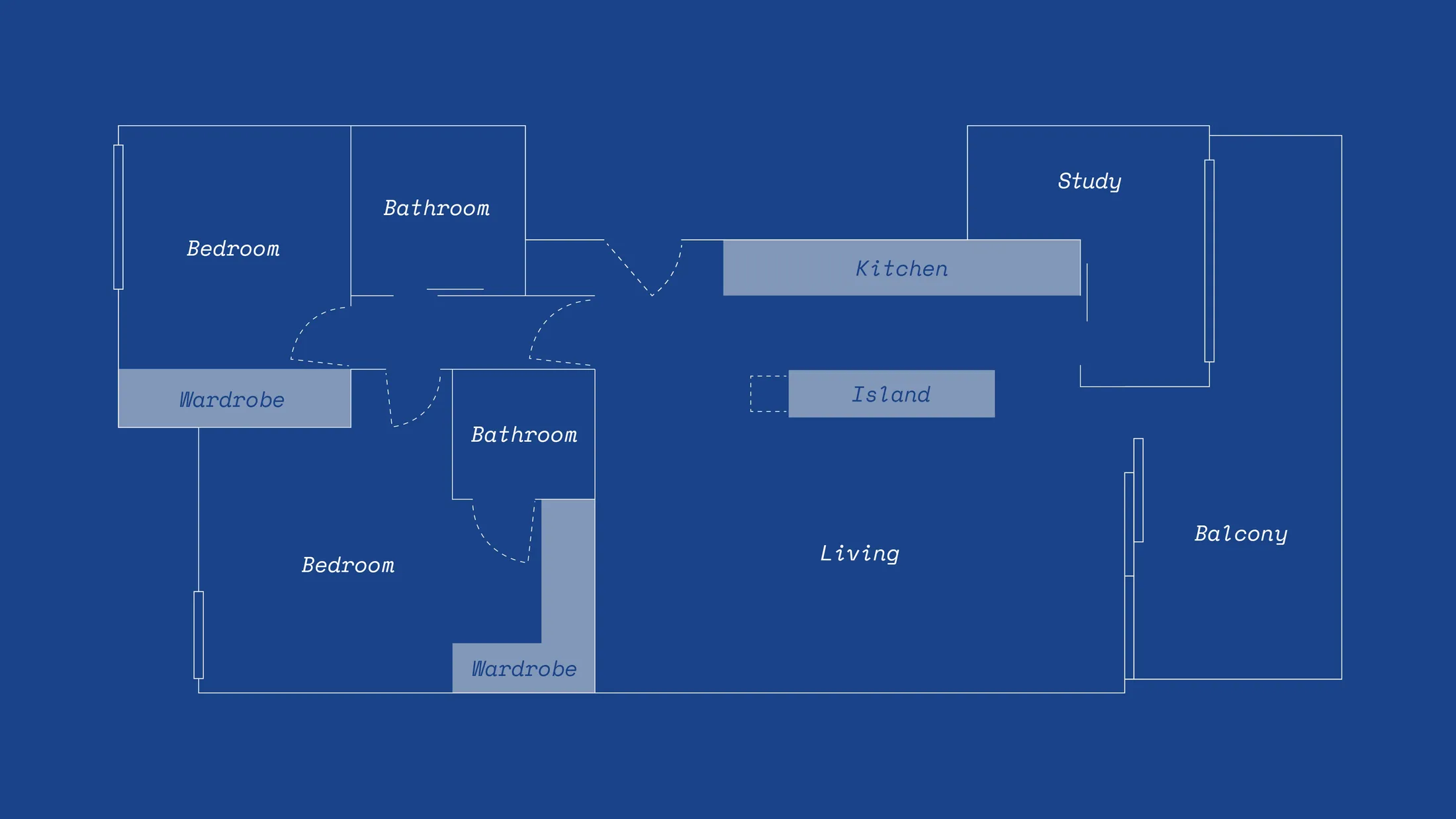 The After shot of the Floorplan
