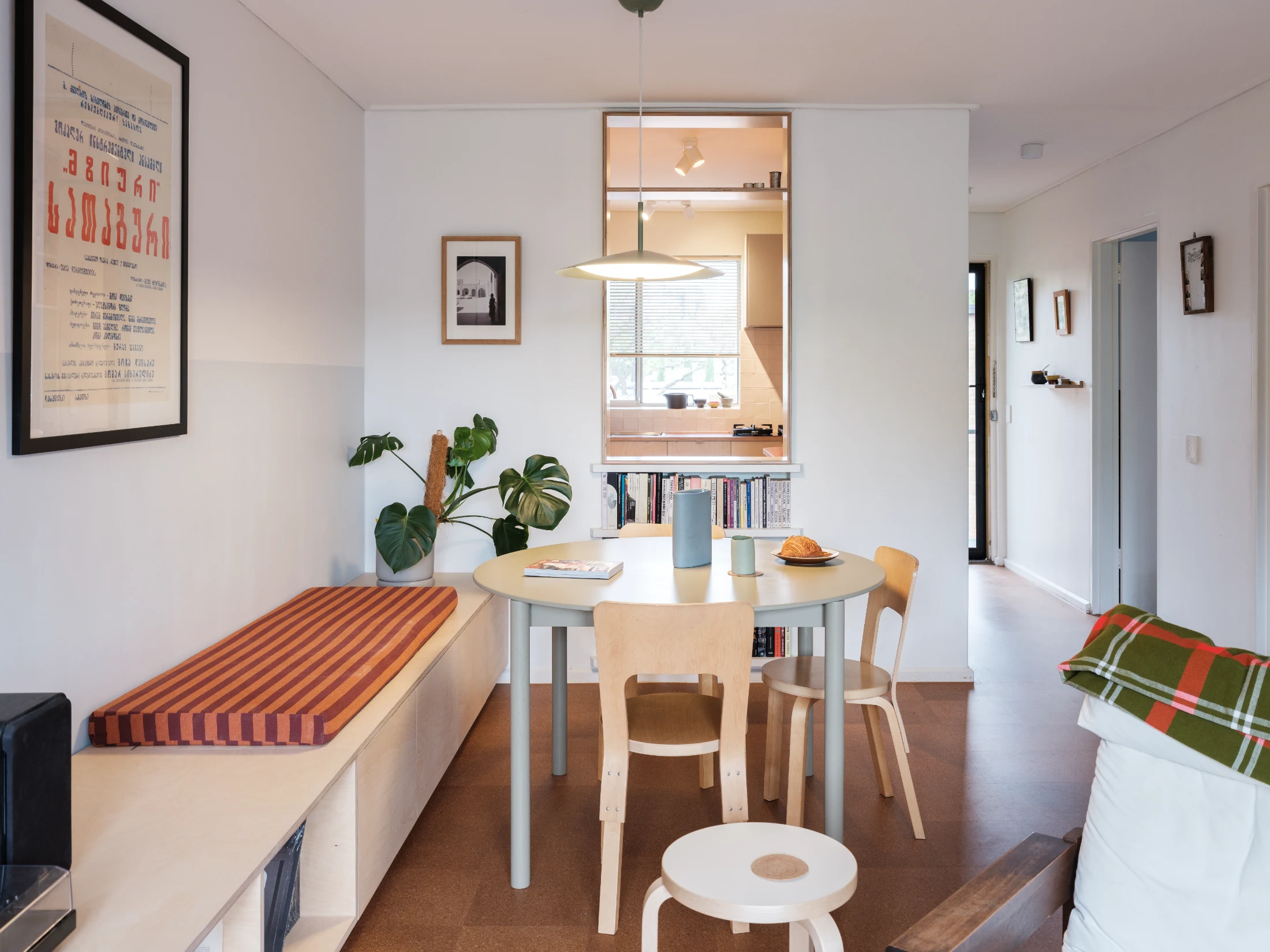 A 'window' between the kitchen and living space